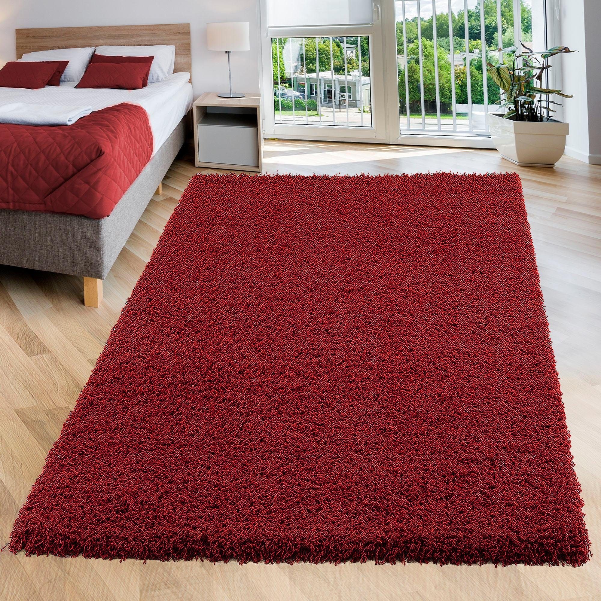 Sanat Hochflor-Teppich "LOCA, auch als Läufer und in Rund" rechteckig 30 mm Höhe Wohnzimmer, Langflor, Shaggy, Schlafzimmer