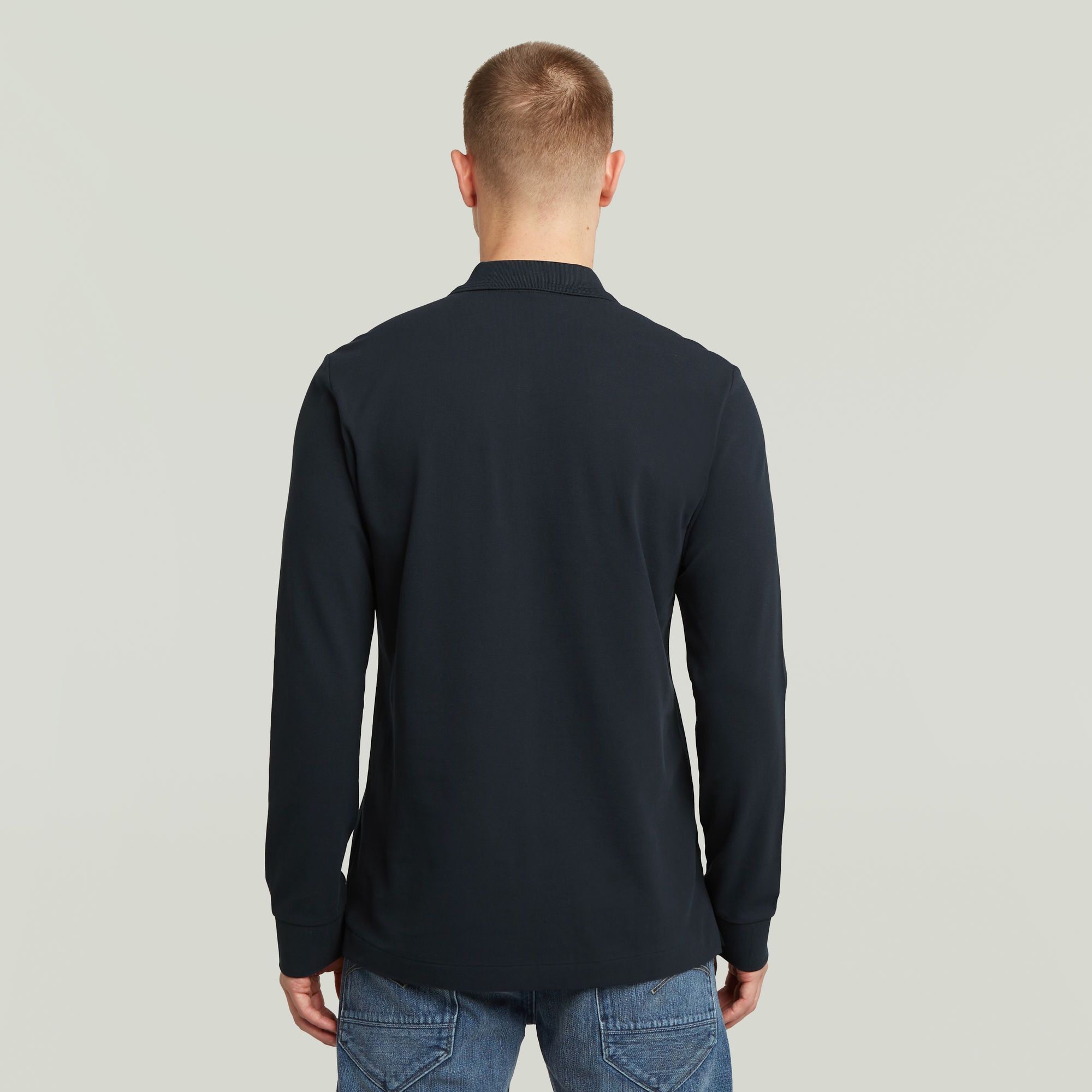 G-STAR Poloshirt »Dunda Slim Polo«, langärmlig, mit Logo