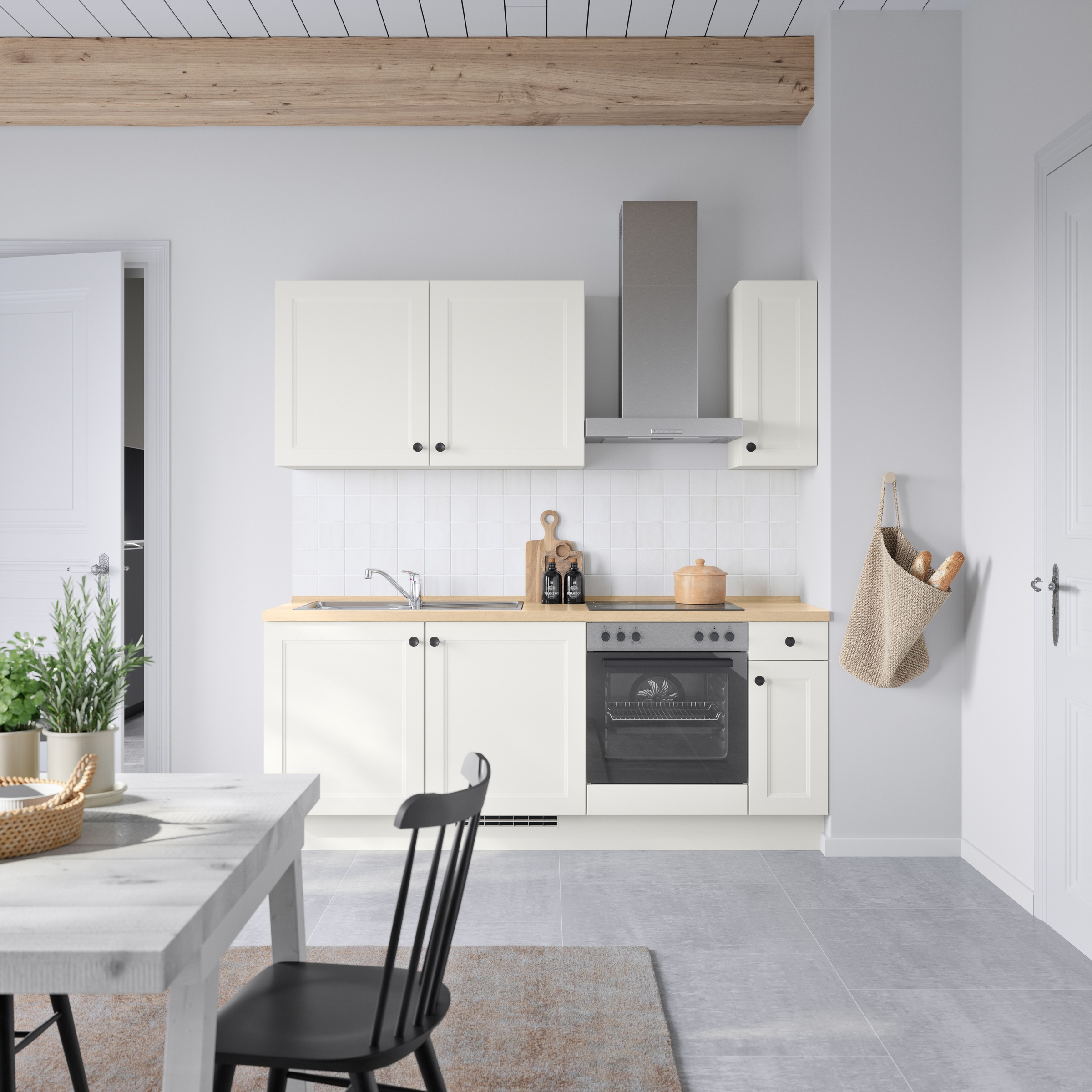 nobilia® Küchenzeile »"Cascada I"«, vormontiert, Ausrichtung wählbar, Breite 210 cm, wahlw. mit E-Geräten