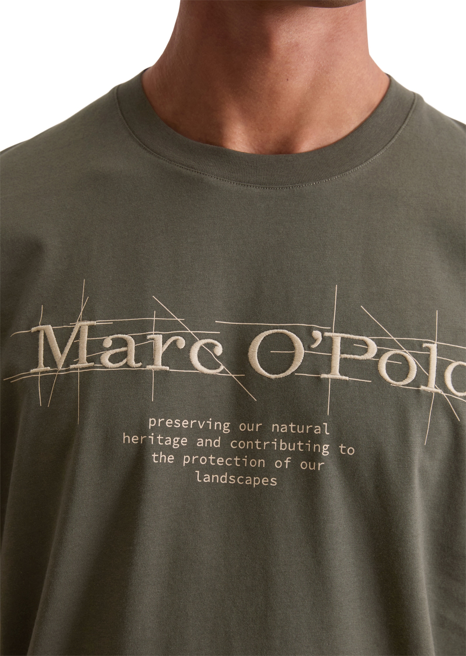 Marc O'Polo T-Shirt »aus reiner Bio-Baumwolle«