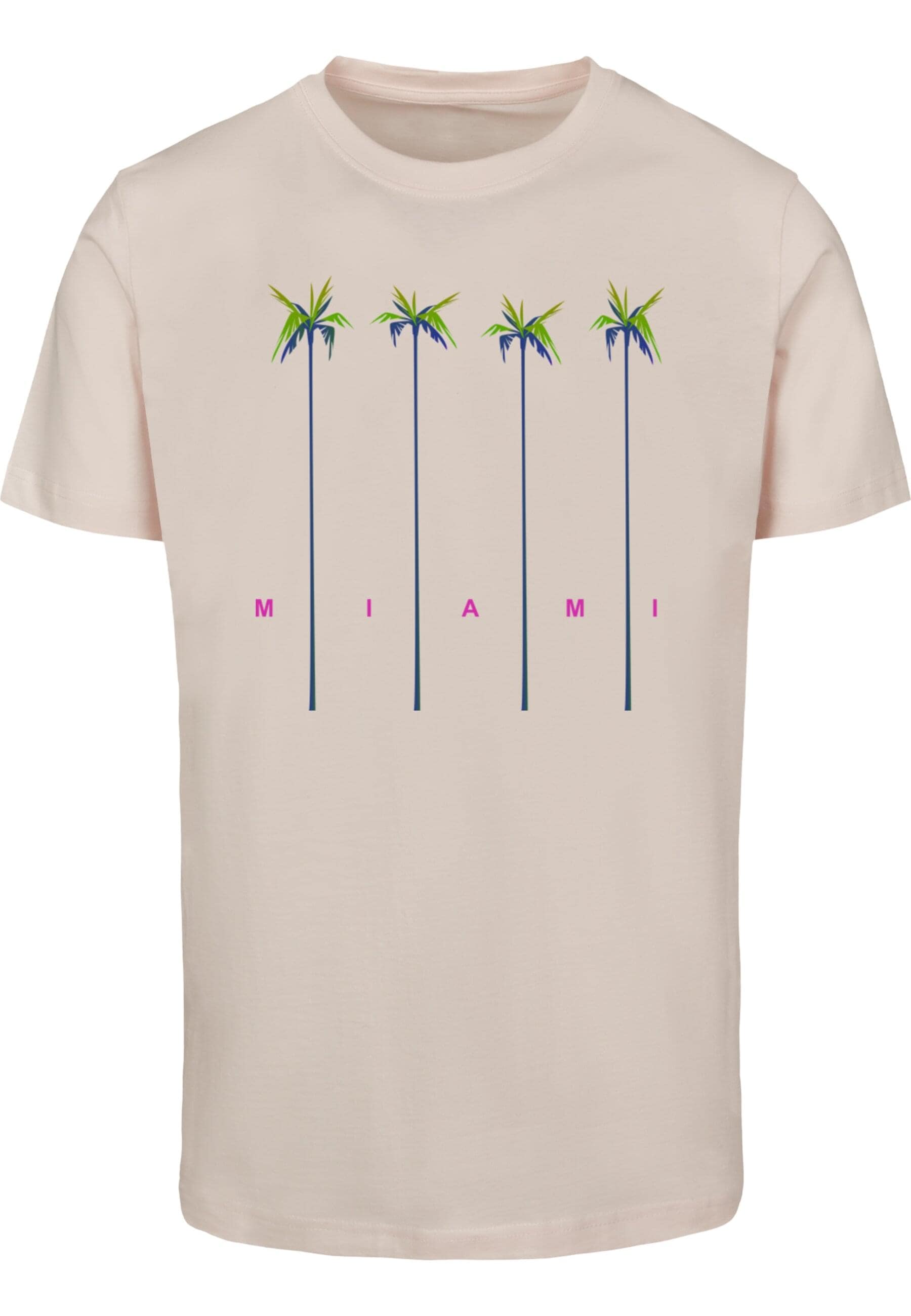 MisterTee T-Shirt "MisterTee Herren Miami Palms Tee" 1 Stk. tlg. günstig online kaufen