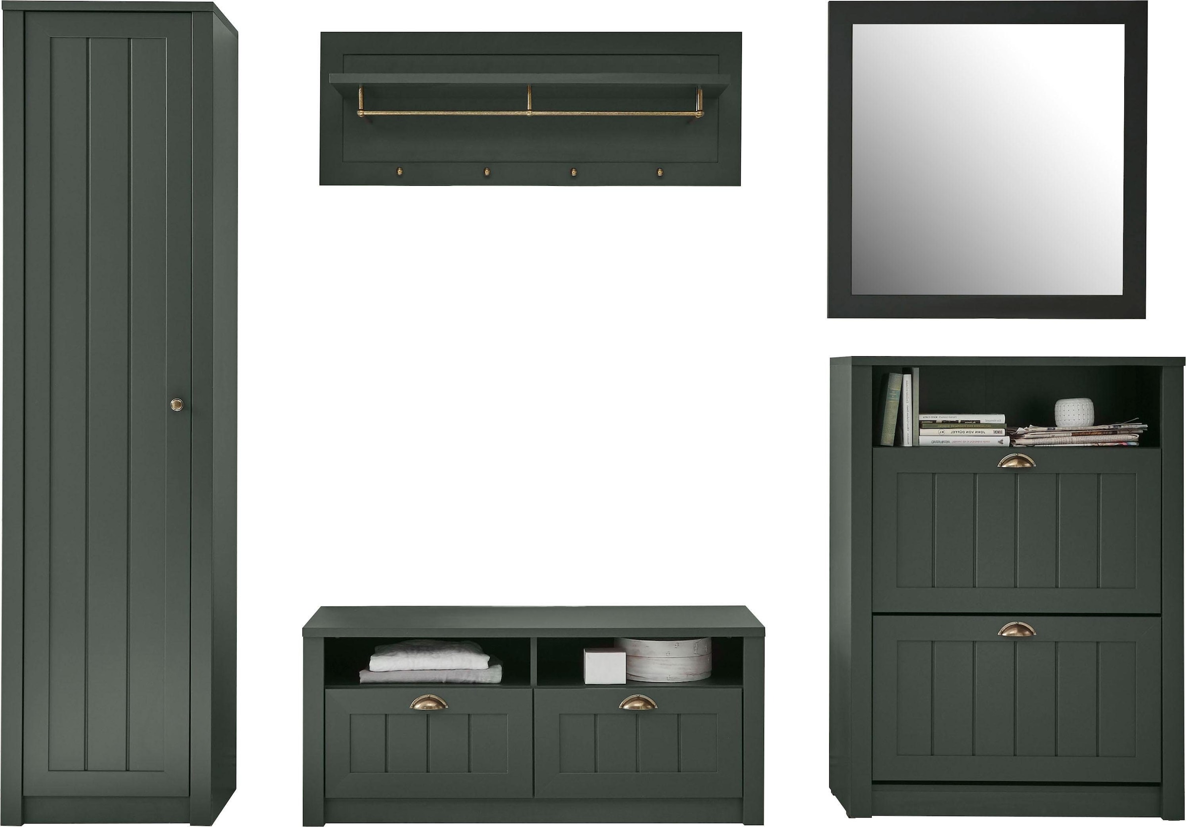 Home affaire Garderobenschrank-Set »ASCOT«, 5-teilig