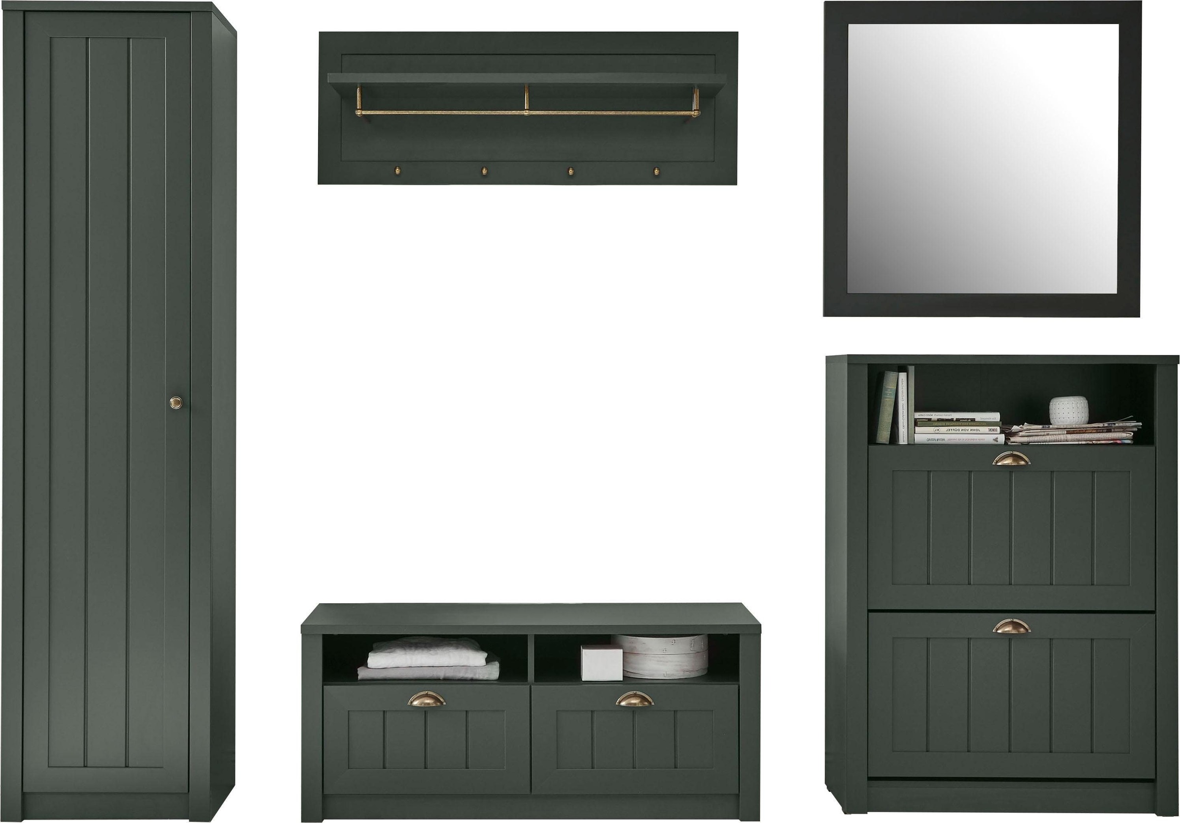 Home affaire Garderobenschrank "ASCOT" Set, 5 Stk. tlg. günstig online kaufen