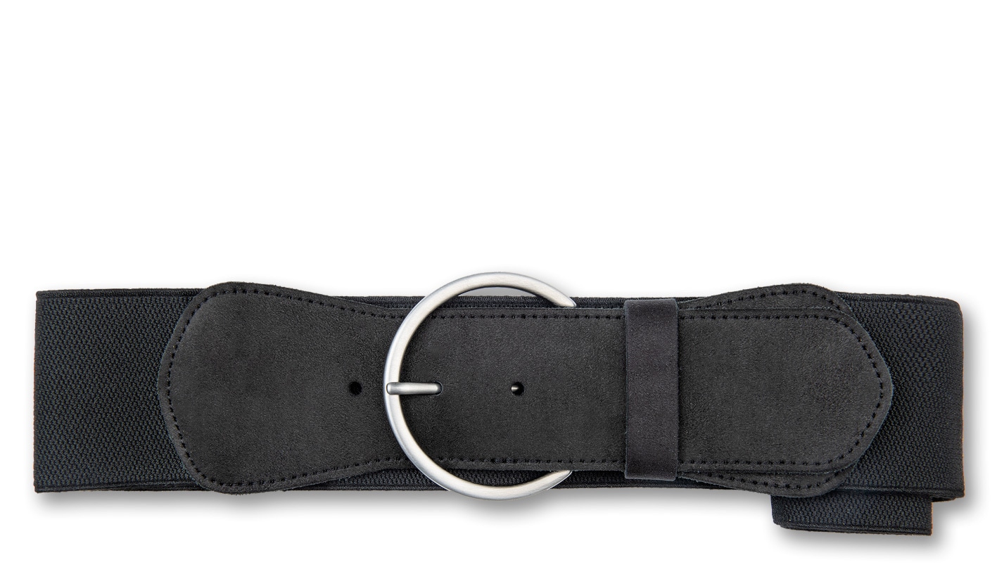 BERND GÖTZ Taillengürtel "Taillengürtel mit Stretch und großer silberner Ri günstig online kaufen