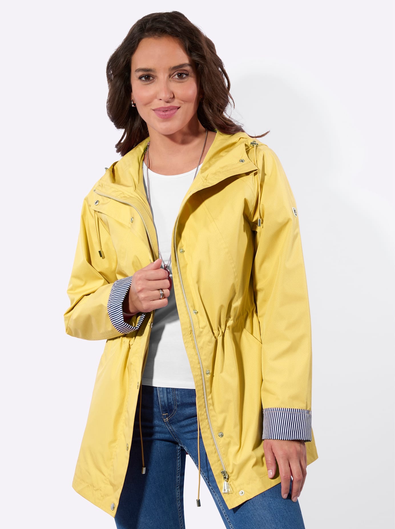 Casual Looks Langjacke mit Kapuze günstig online kaufen