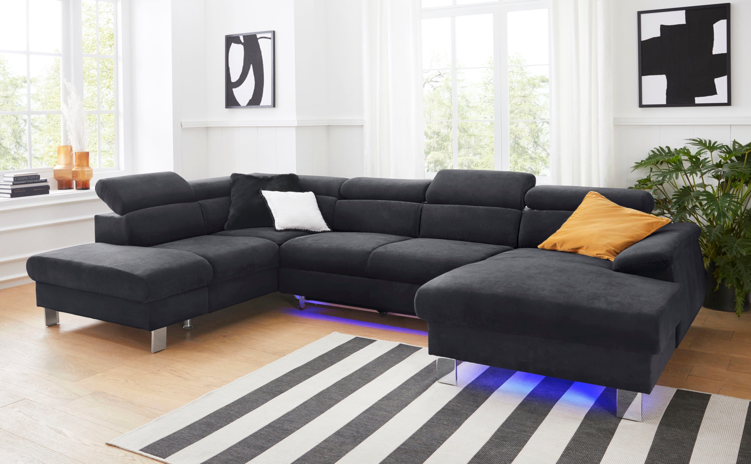 COTTA Polstergarnitur "Komaris U-Form", (Set), Set bestehend aus: Wohnlands günstig online kaufen