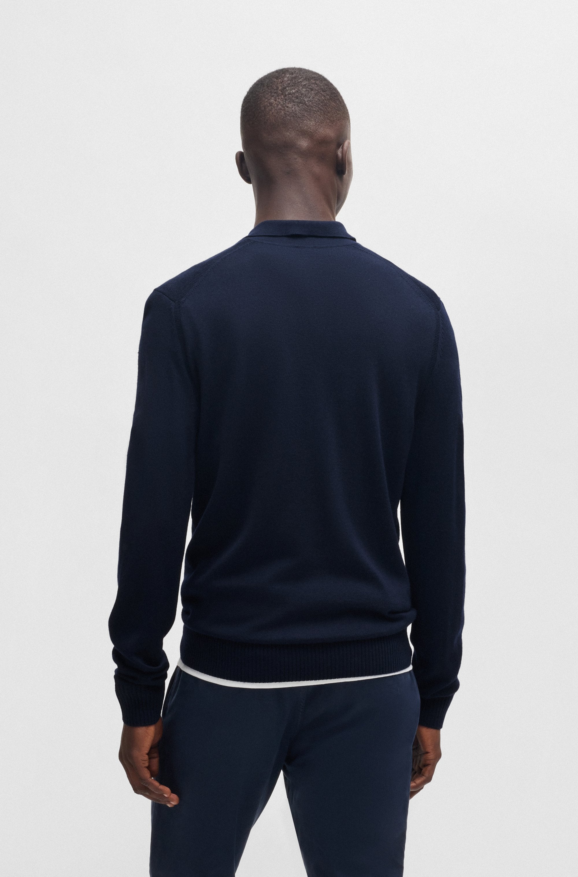 BOSS ORANGE Strickpullover »Avac_PL 1026191«, mit Rundhalsausschnitt