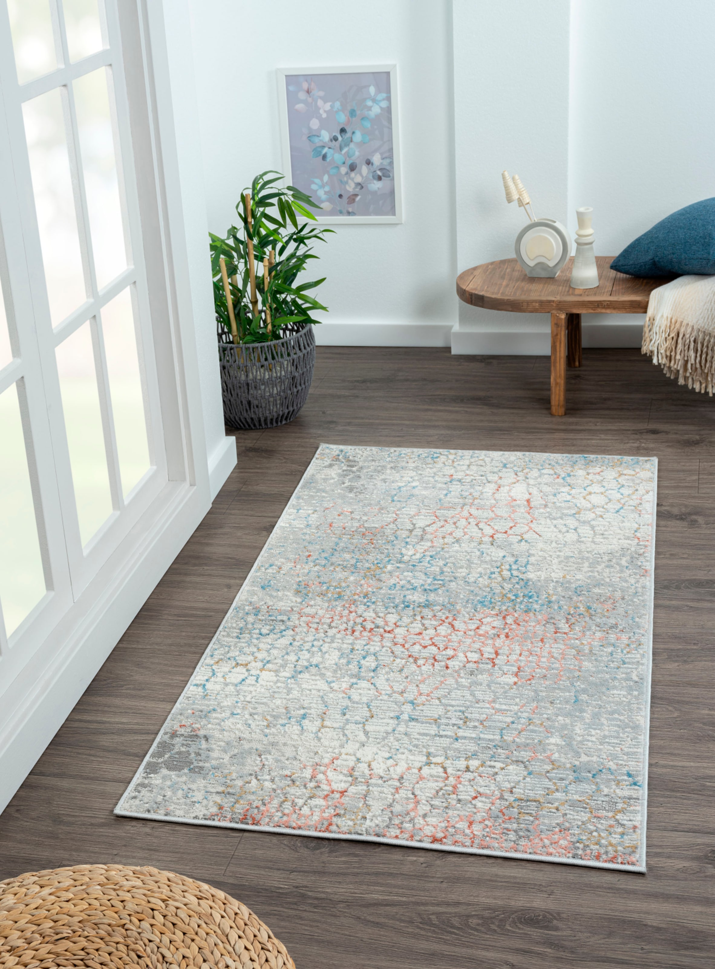 Myflair Möbel & Accessoires Teppich "My Roots" rechteckig 8 mm Höhe Kurzflo günstig online kaufen