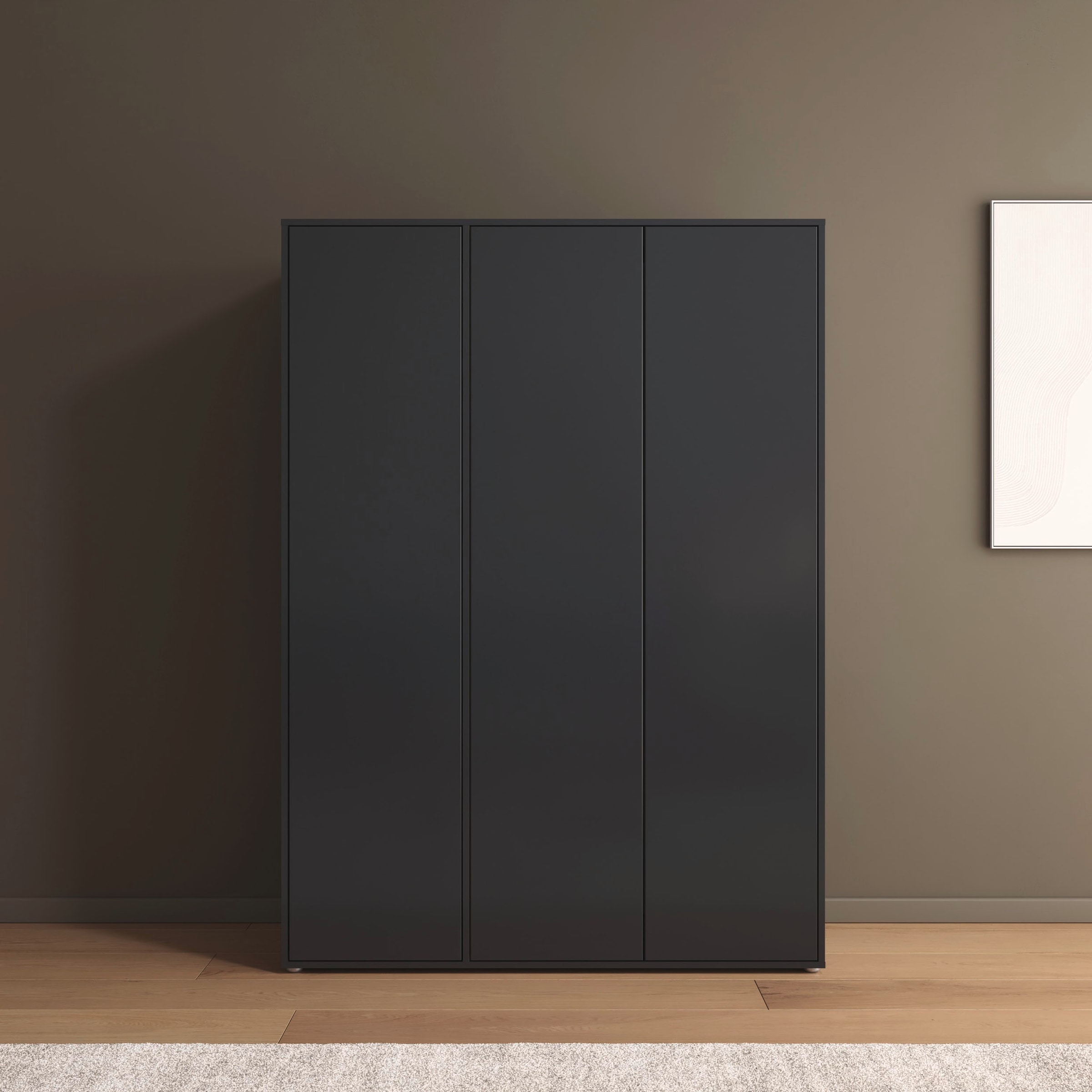 rauch Drehtürenschrank »Kleiderschrank Schrank Garderobe Wäscheschrank NABILA viel Stauraum«, (in 3 verschiedenen Ausstattungen BASIC/CLASSIC/PREMIUM), in 2 Breiten mit Push-to-Open Funktion TOPSELLER MADE IN GERMANY