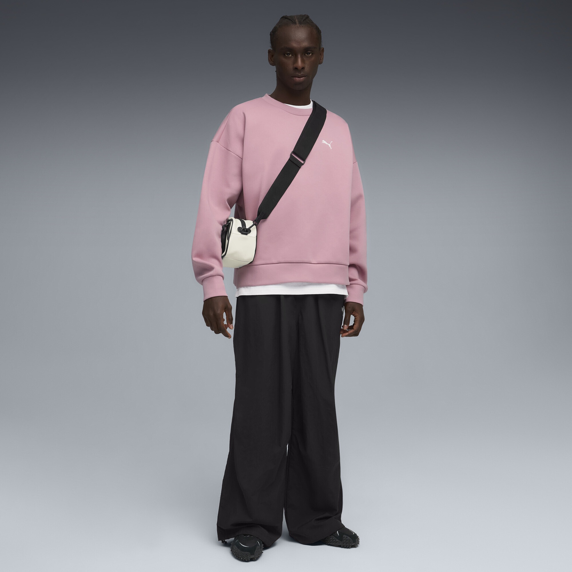 PUMA Sporthose »Wardrobe Essentials Oversized Parachute-Hose Herren«