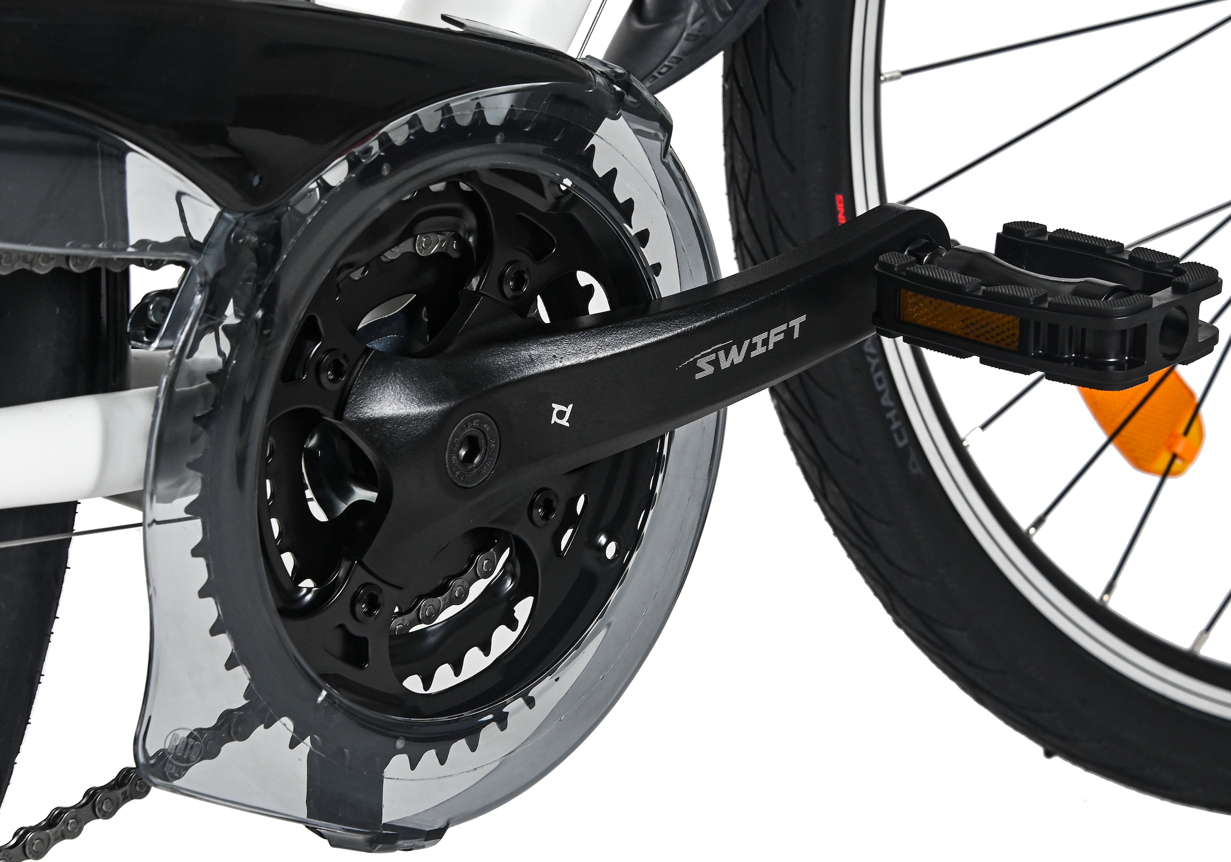 Dacapo Trekkingrad »Firenze 200 Weiß 24 Gänge RH 48 cm V-Brakes« 24 Gang Shimano Acera Schaltwerk Kettenschaltung