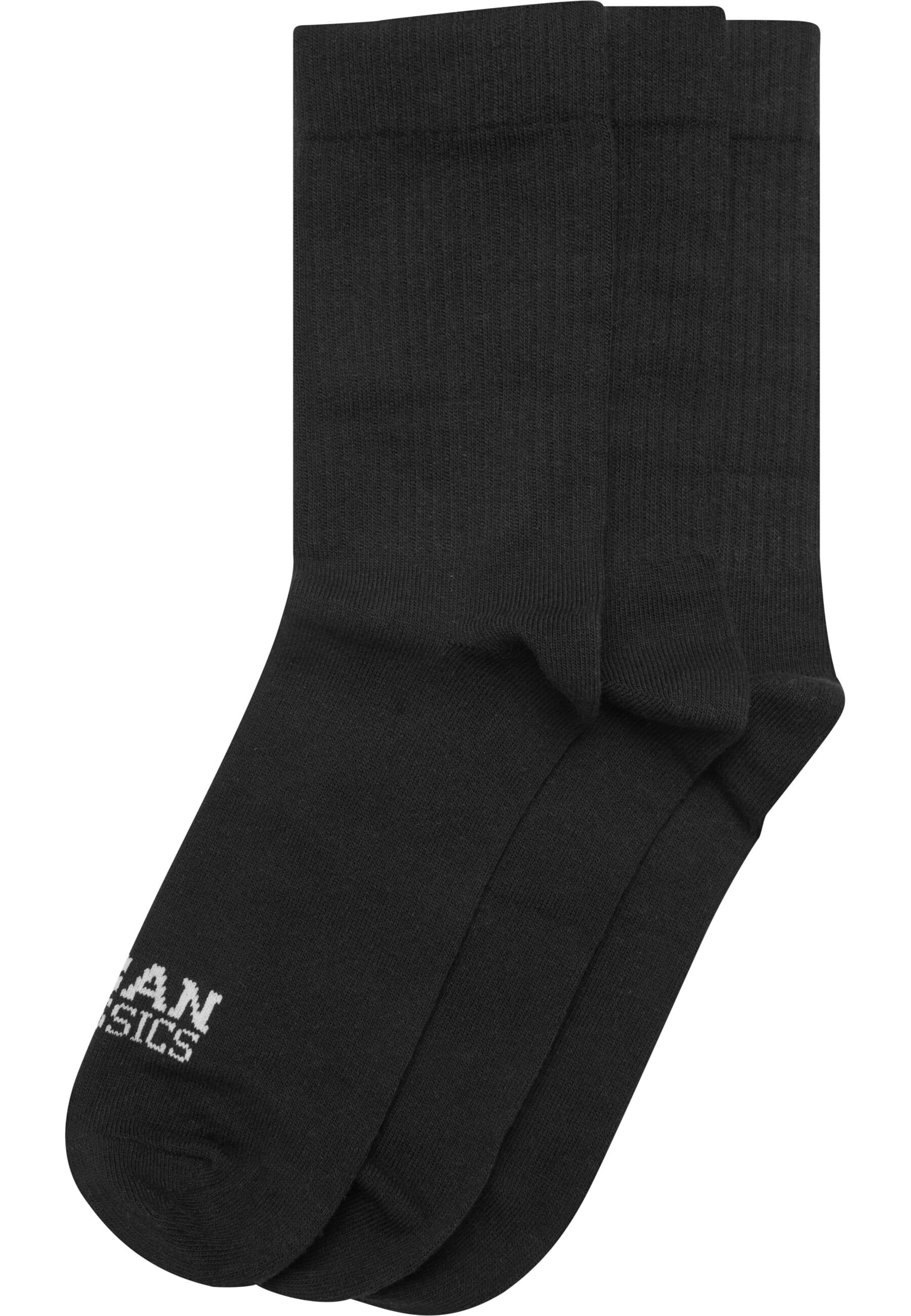 URBAN CLASSICS Basicsocken »Urban Classics Unisex Simple Flat Knit Socks 3-Pack«, (1 Paar)