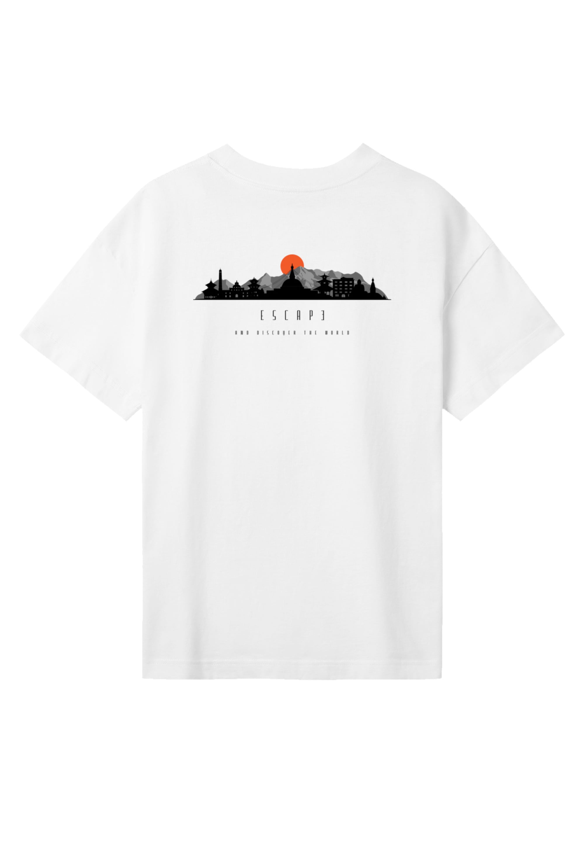 F4NT4STIC T-Shirt »Oversize Escape Discover the World Asian Town«, Premium Qualität, ESCAPE Collection