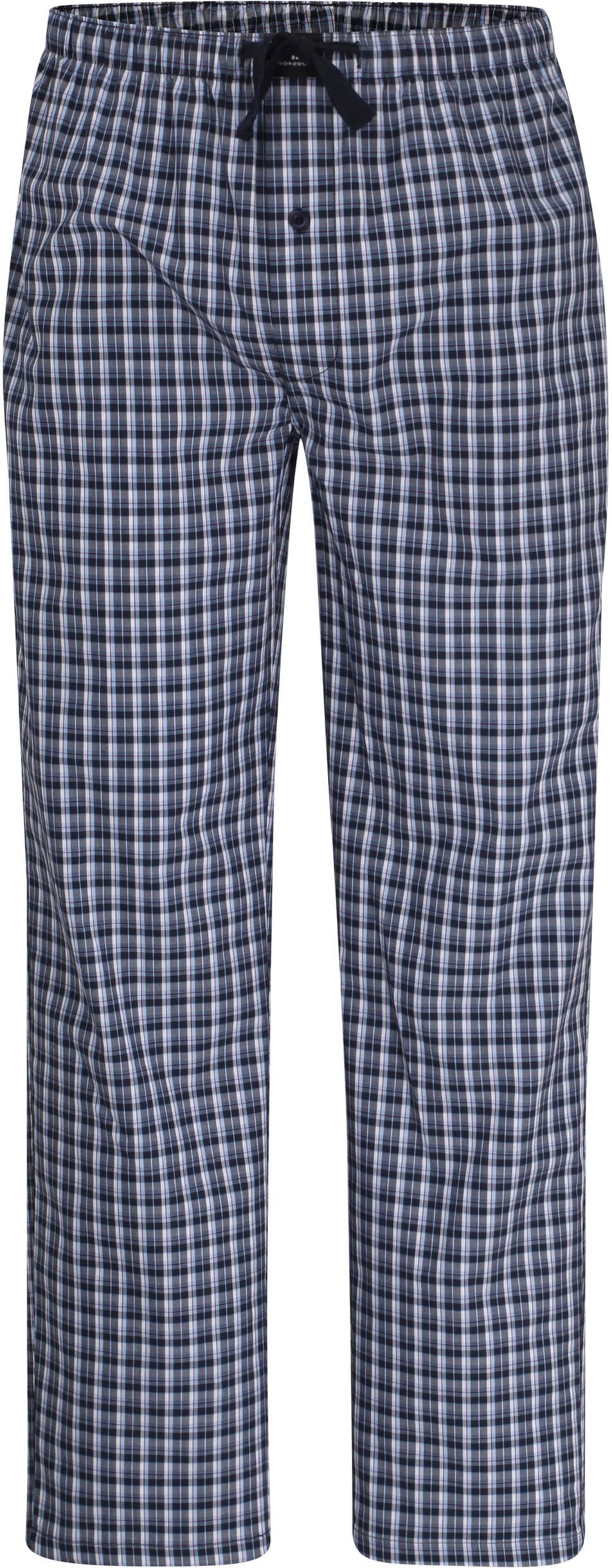 Götzburg Herren Pyjamahose Lang - Brooklyn Baumwolle Schlafhose Bequem