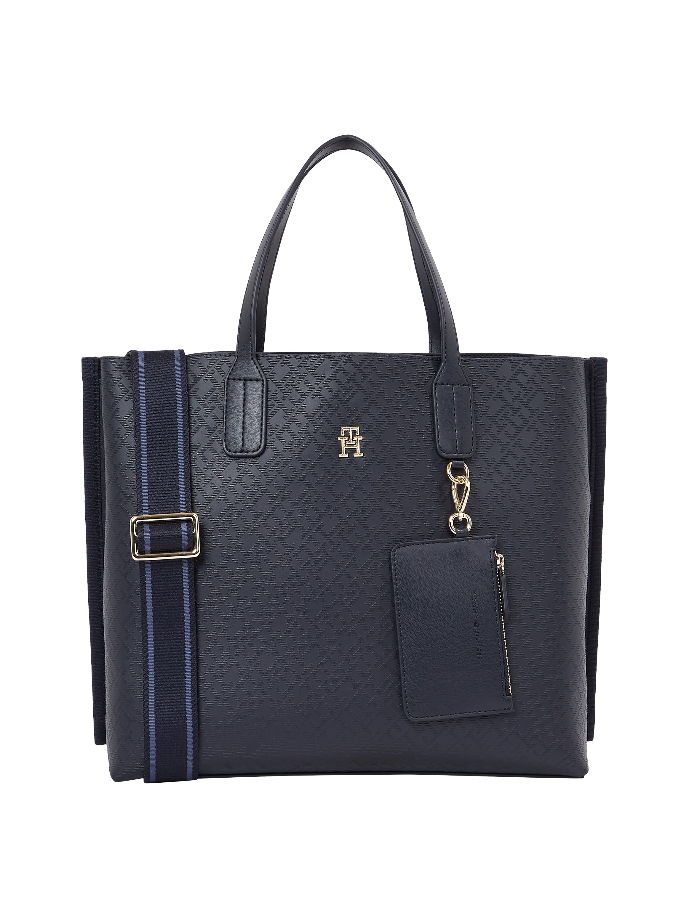 Tommy Hilfiger Henkeltasche "TH DISTINCT SATCHEL MONO", Damen Umhängetasche günstig online kaufen