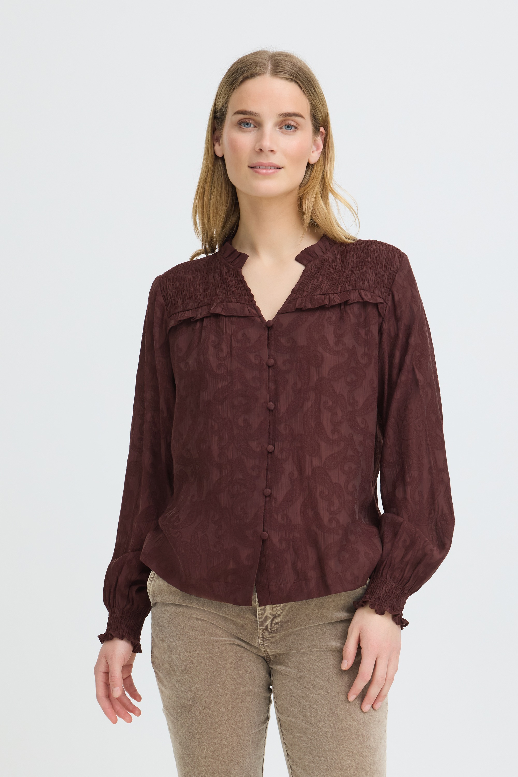 Pulz Jeans Langarmhemd »Damen Langarm PZDINEA«
