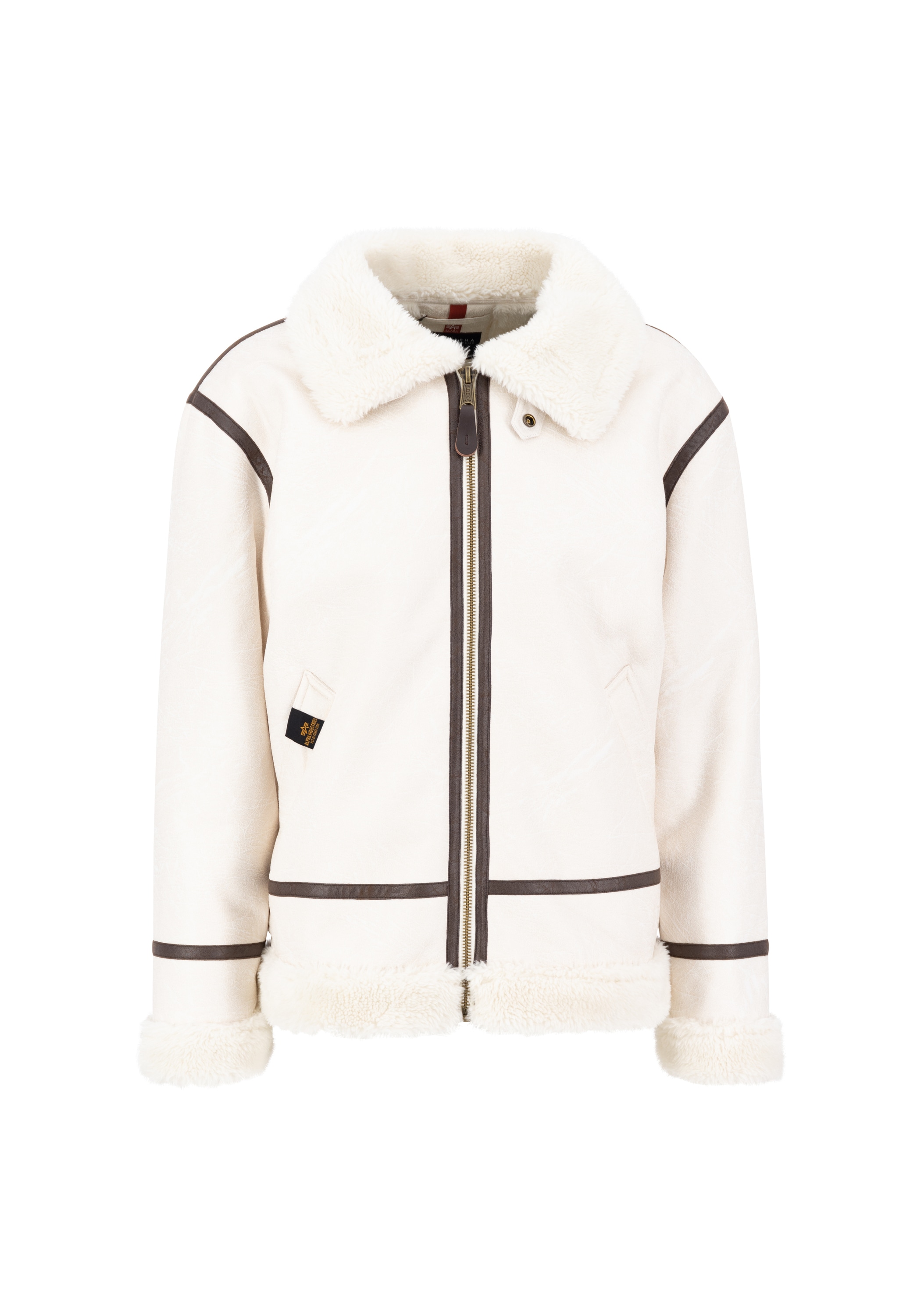 Alpha Industries Lederjacke "Alpha Industries Men - Bomber Jackets B-3 Faux günstig online kaufen