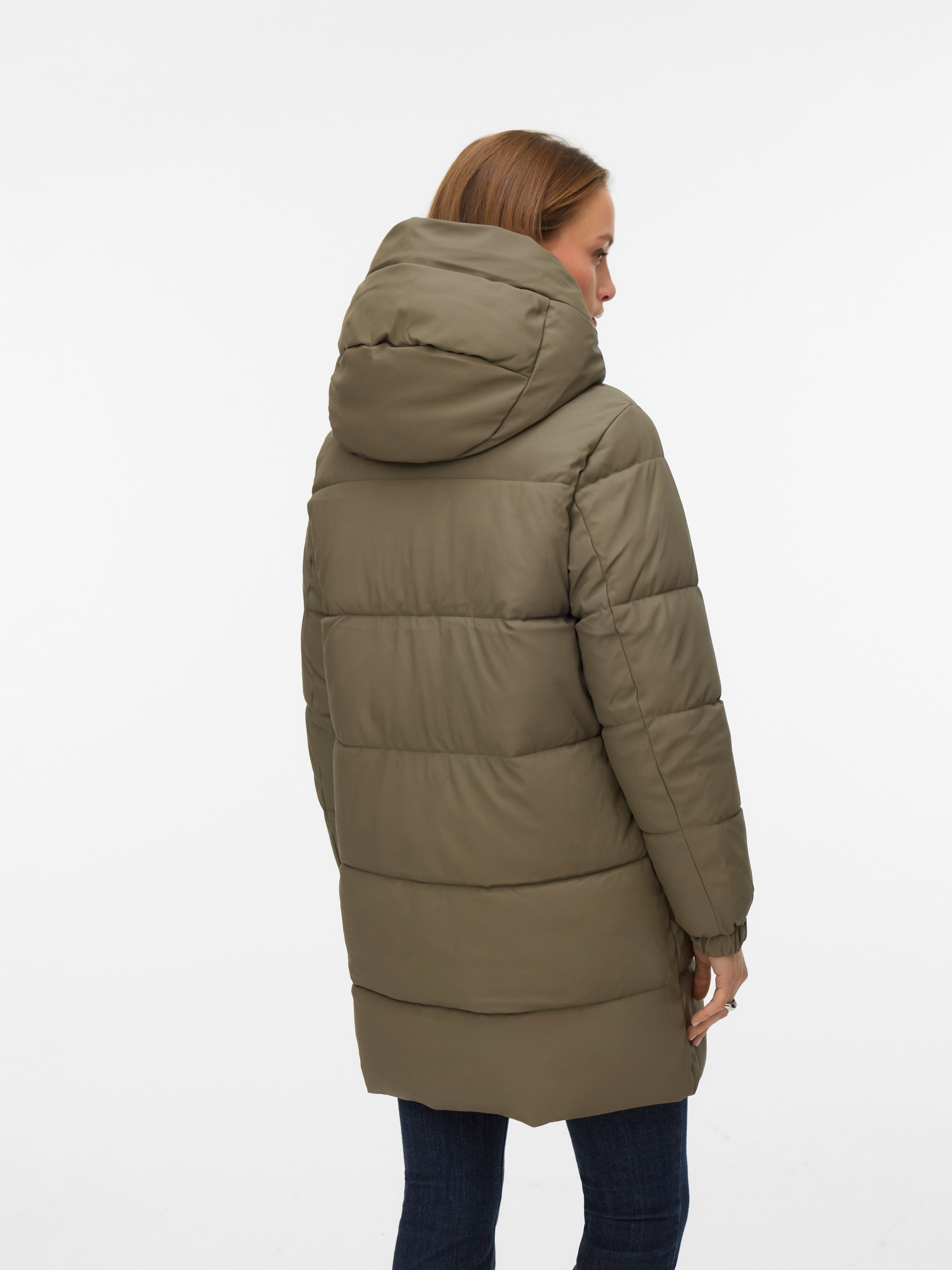 Vero Moda Steppmantel "VMGRETAFIE 3/4 COATED JACKET NOOS" günstig online kaufen