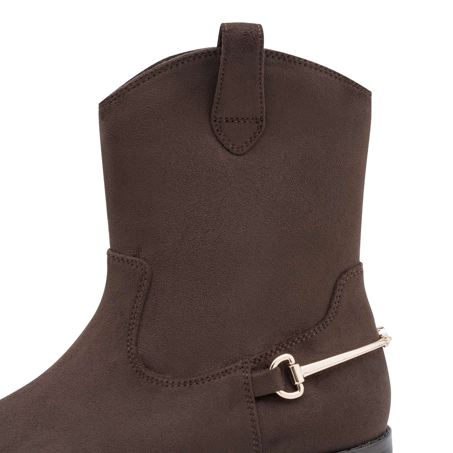 MARCO TOZZI Westernstiefelette  Ankle Boots, Cowboy Stiefel mit modischem Fersenschmuck