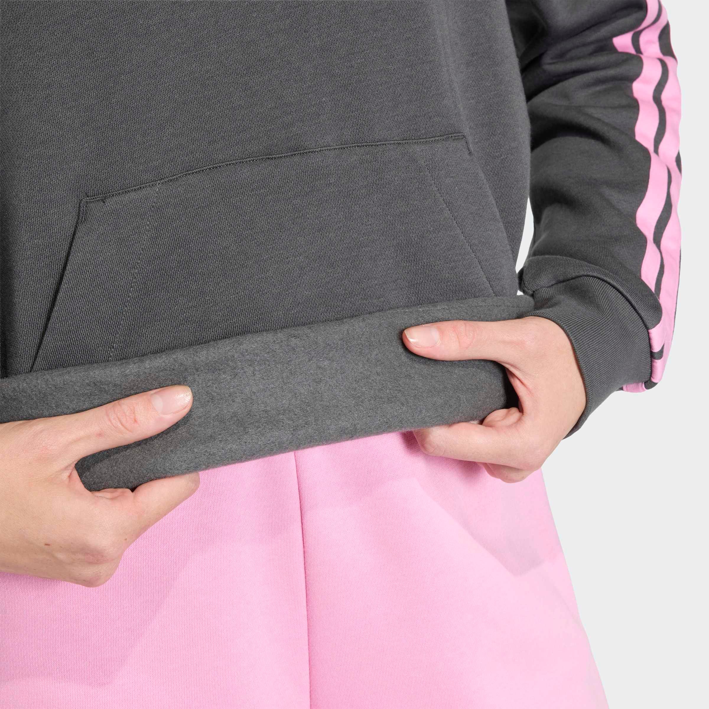adidas Sportswear 1100000002199 »ESSENTIALS 3-STREIFEN FLEECE-HOODIE«, mit Kapuze, aus superweichem Fleece, in normaler Länge
