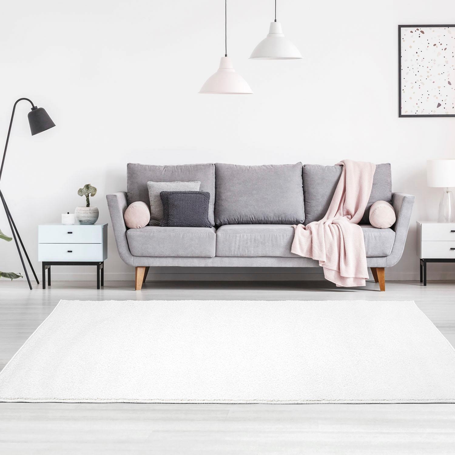 Carpet City Teppich "Moda Soft 2081" rechteckig 11 mm Höhe Kurzflor, Uni-Fa günstig online kaufen