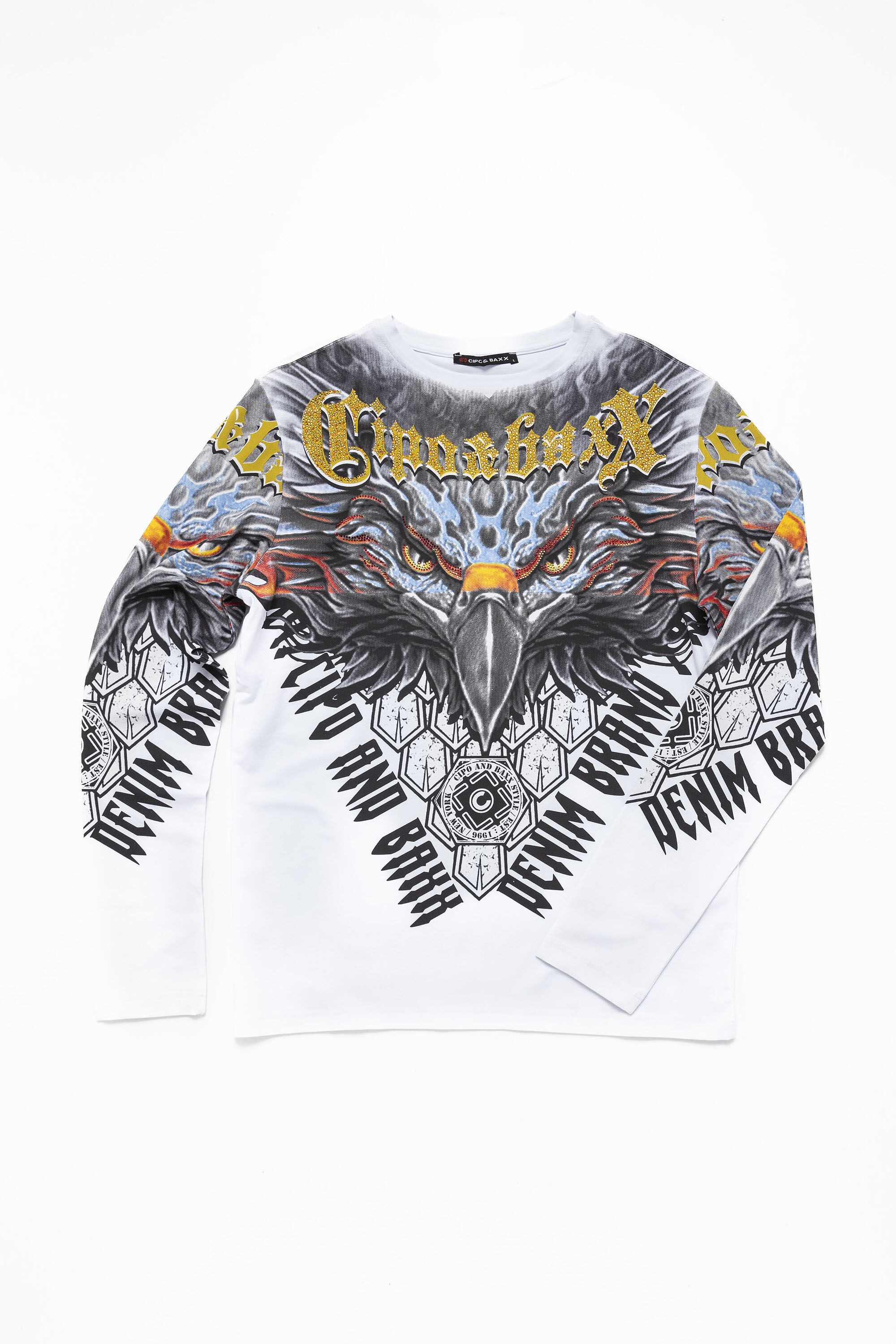 Cipo & Baxx T-Shirt »Sweatshirts« mit Adler-Frontprint