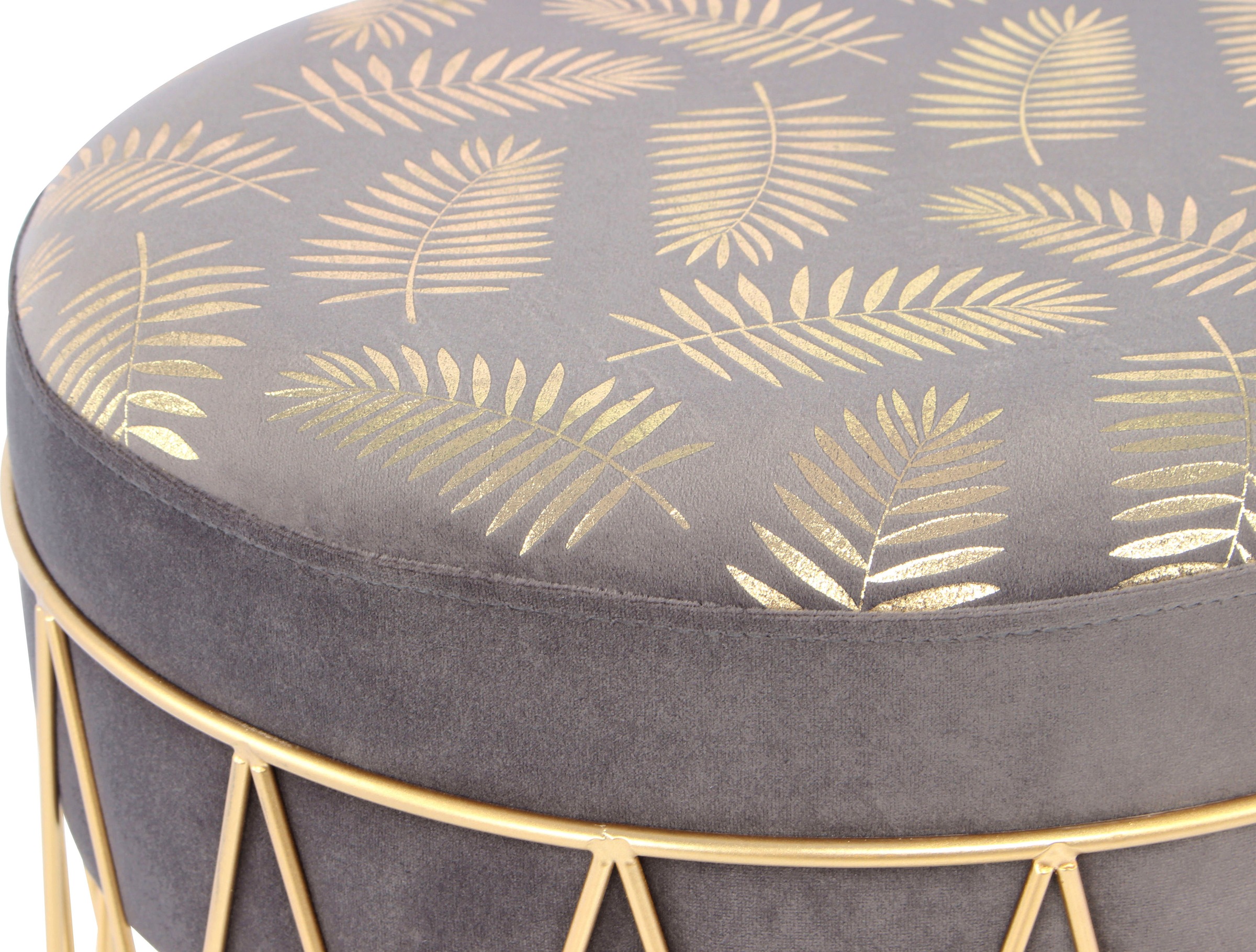 Kayoom Sitzhocker »Hocker Cleopatra 225, samtweich, dekorativ, orientalisches Design«, (1 St.), samtweich, dekorativ, orientalisches Design