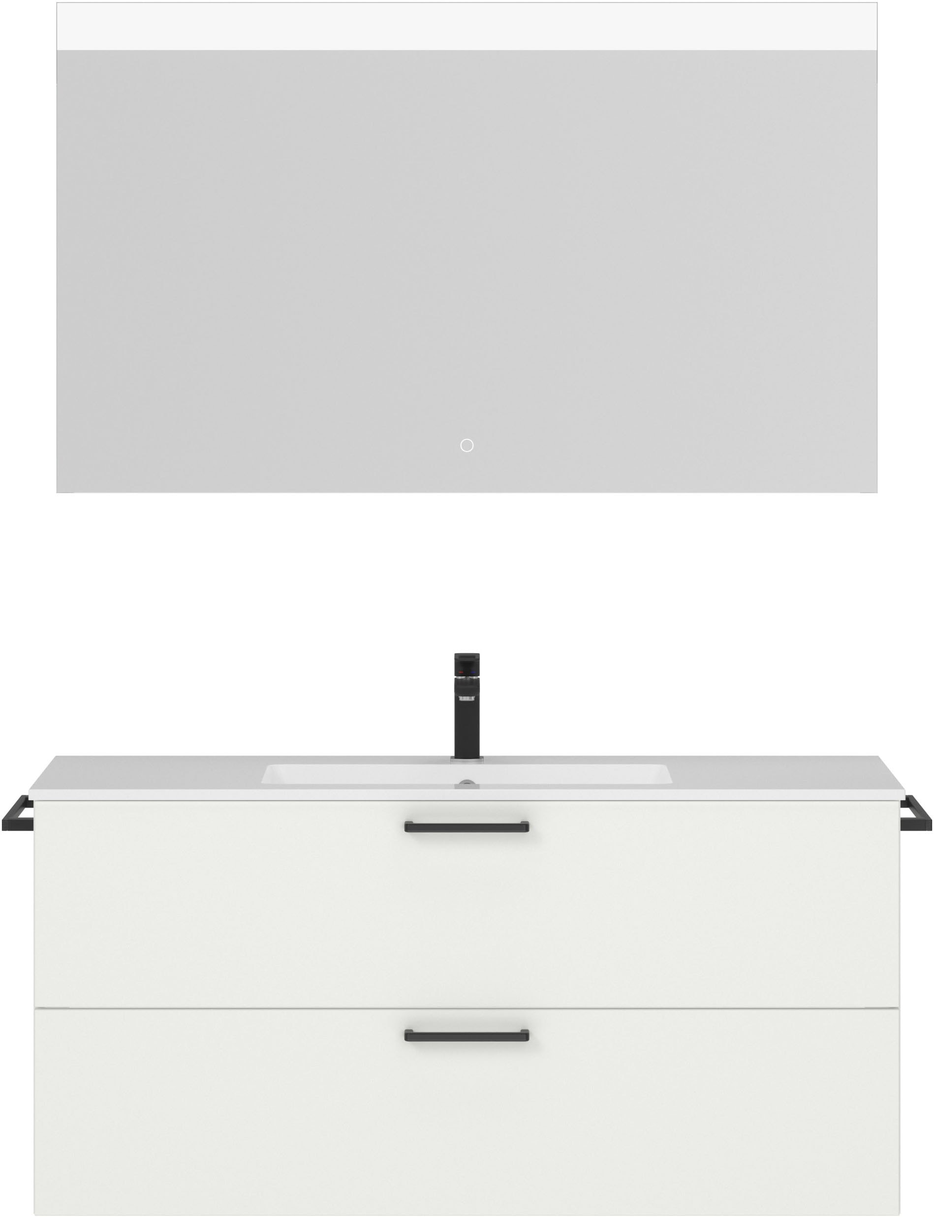 nobilia Badmöbel-Set "Tolvina" vormontiert, mit Soft-Close, 2 Stk. tlg. günstig online kaufen