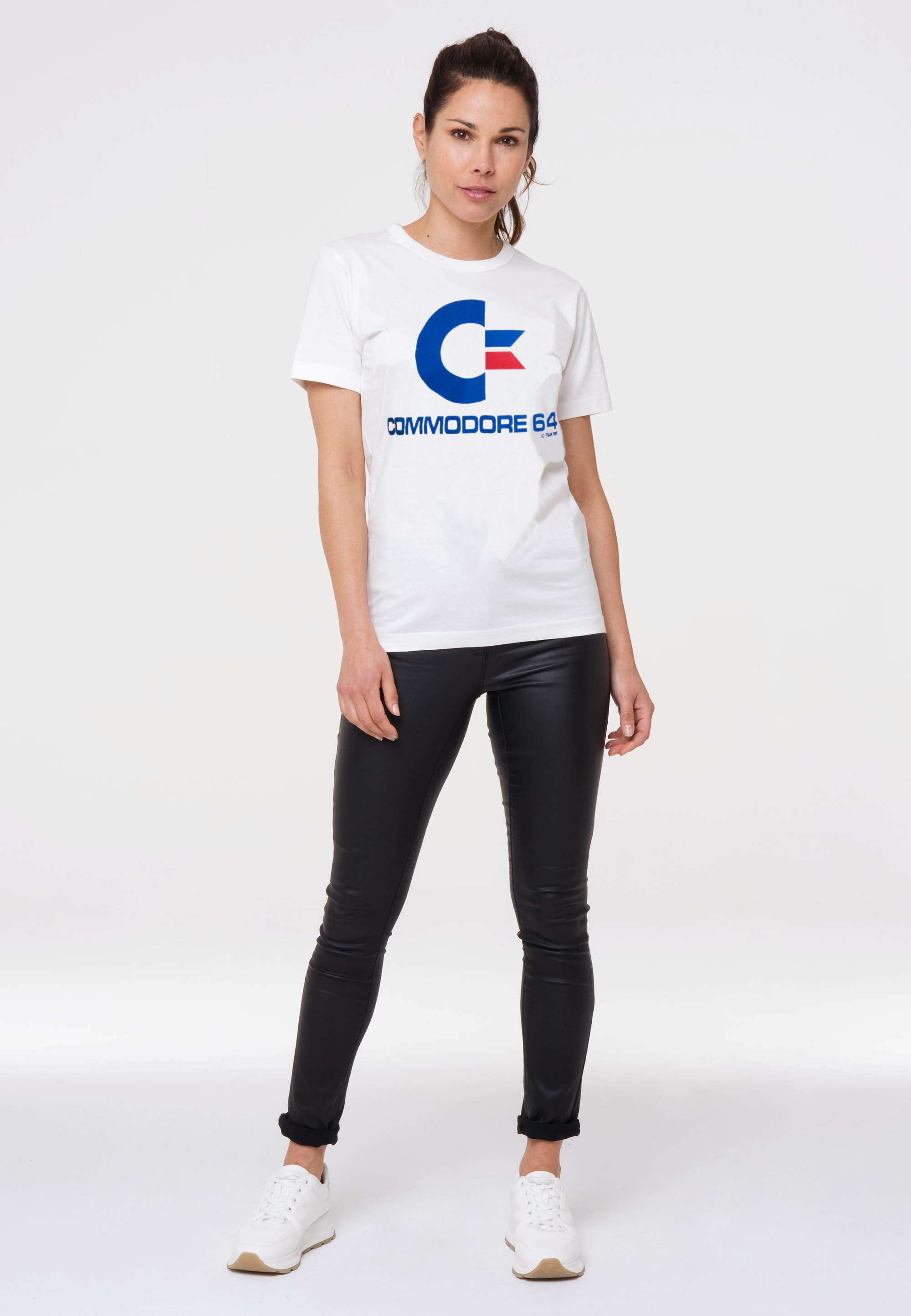 LOGOSHIRT T-Shirt »Commodore«, mit Gaming-Print