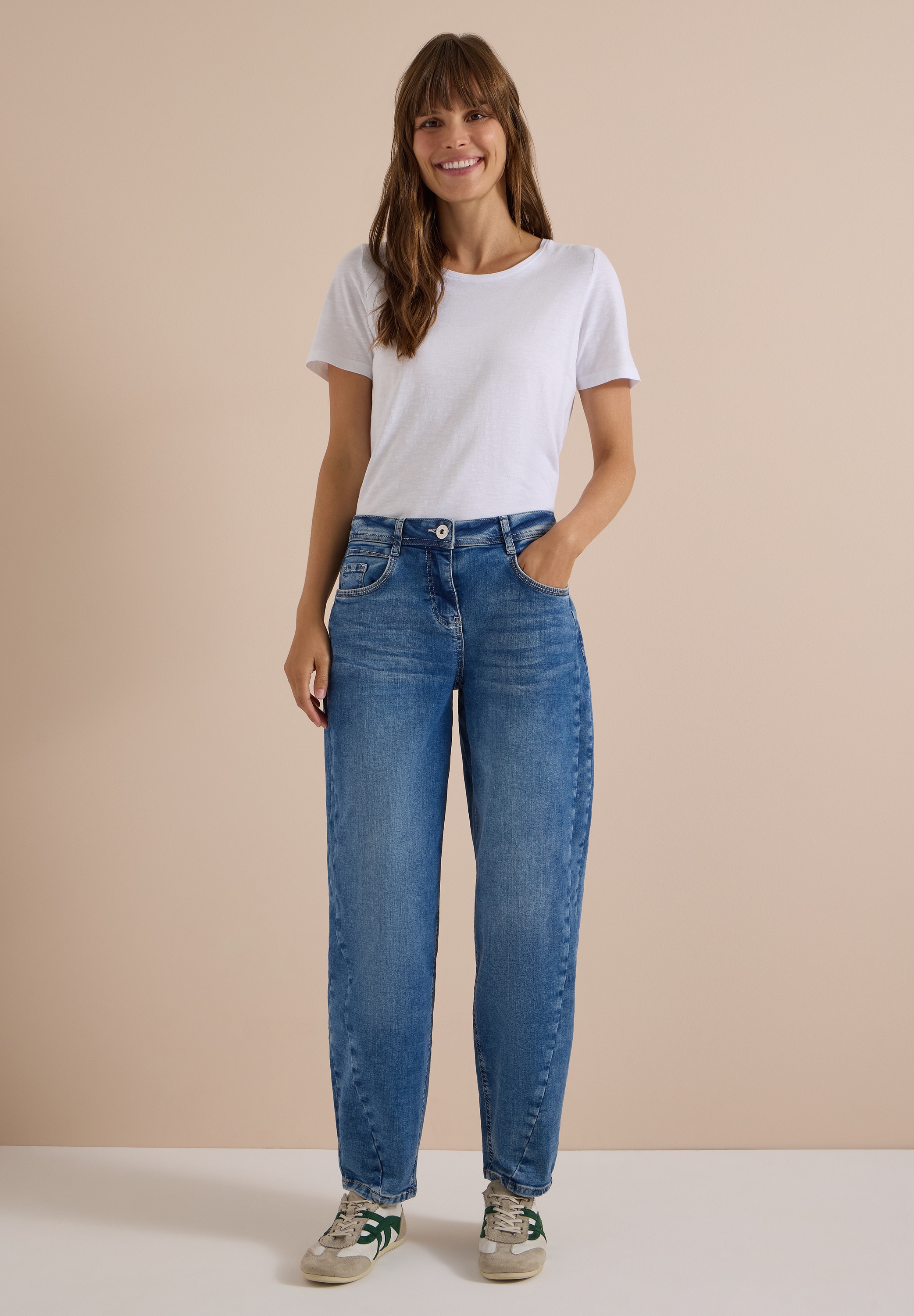 Cecil Loose-fit-Jeans 5-Pocket-Style
