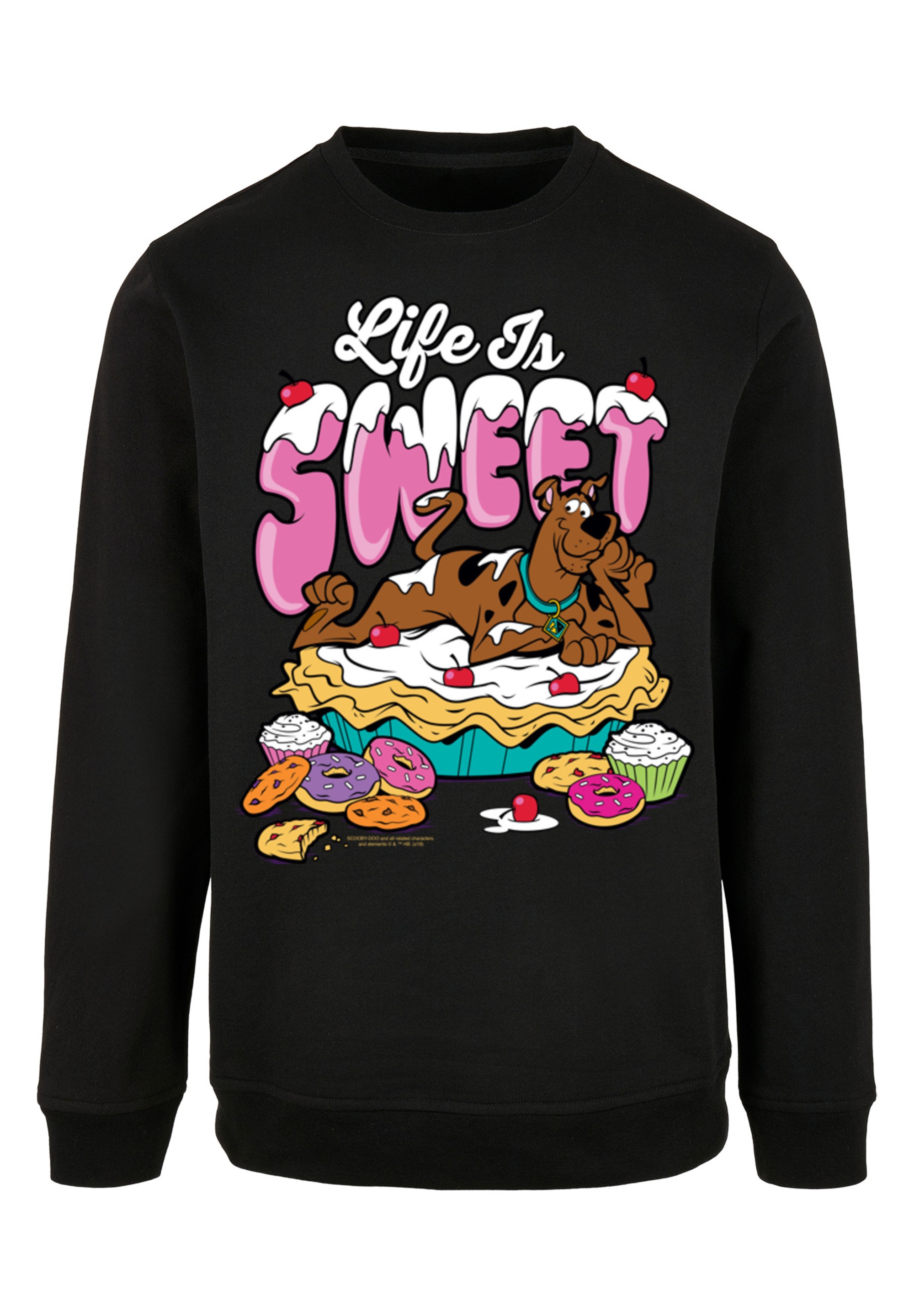 F4NT4STIC Sweatshirt »Scooby Doo Life Is Sweet«, Print