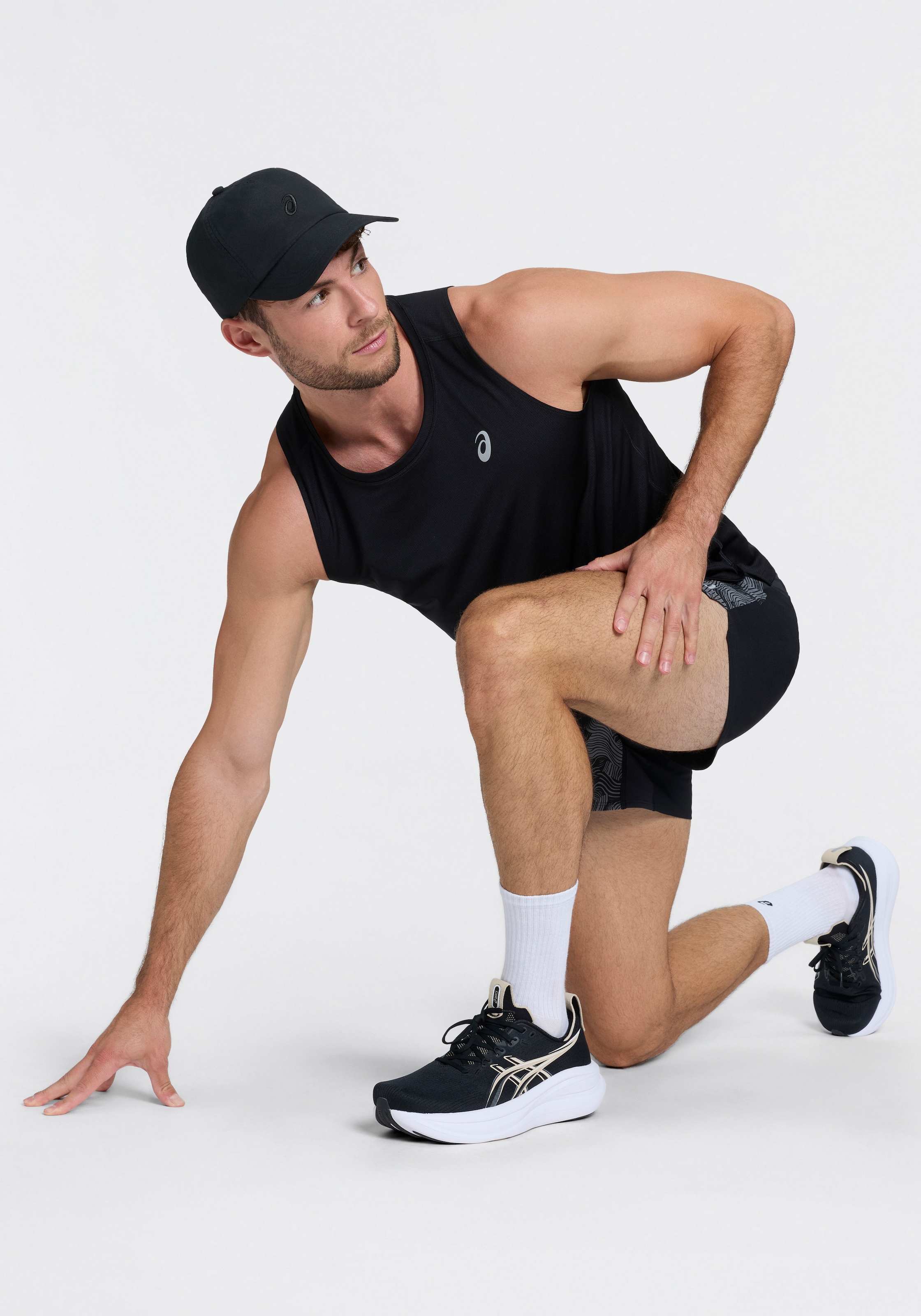 Asics Laufshorts »FUJITRAIL ALL OVER PRINT 5IN SHORT«