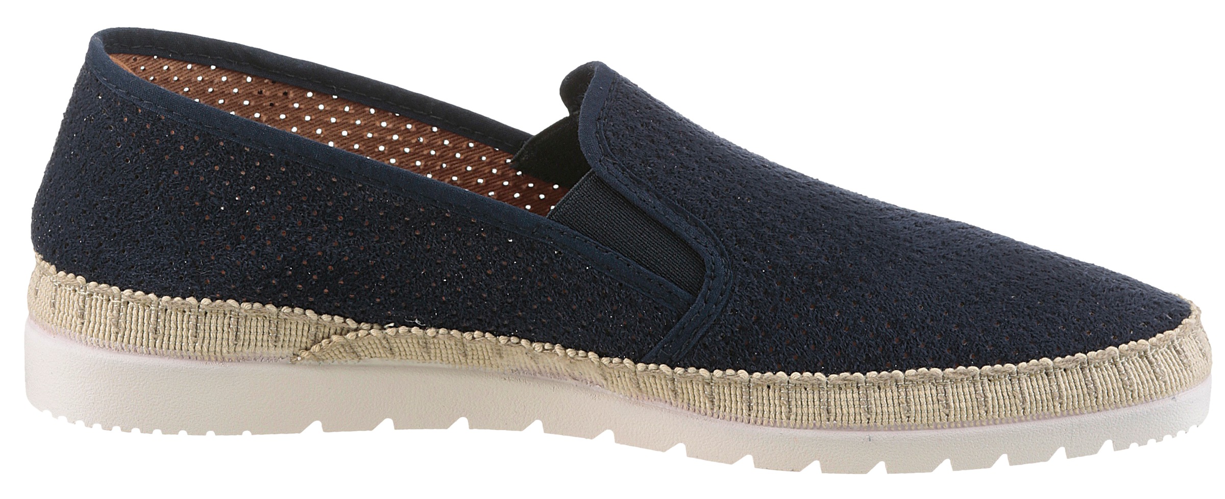 VERBENAS Slipper »Boris Hole Gallery«, Espadrilles, Sommerschuh, Freizeitschuh mit luftiger Perforierung