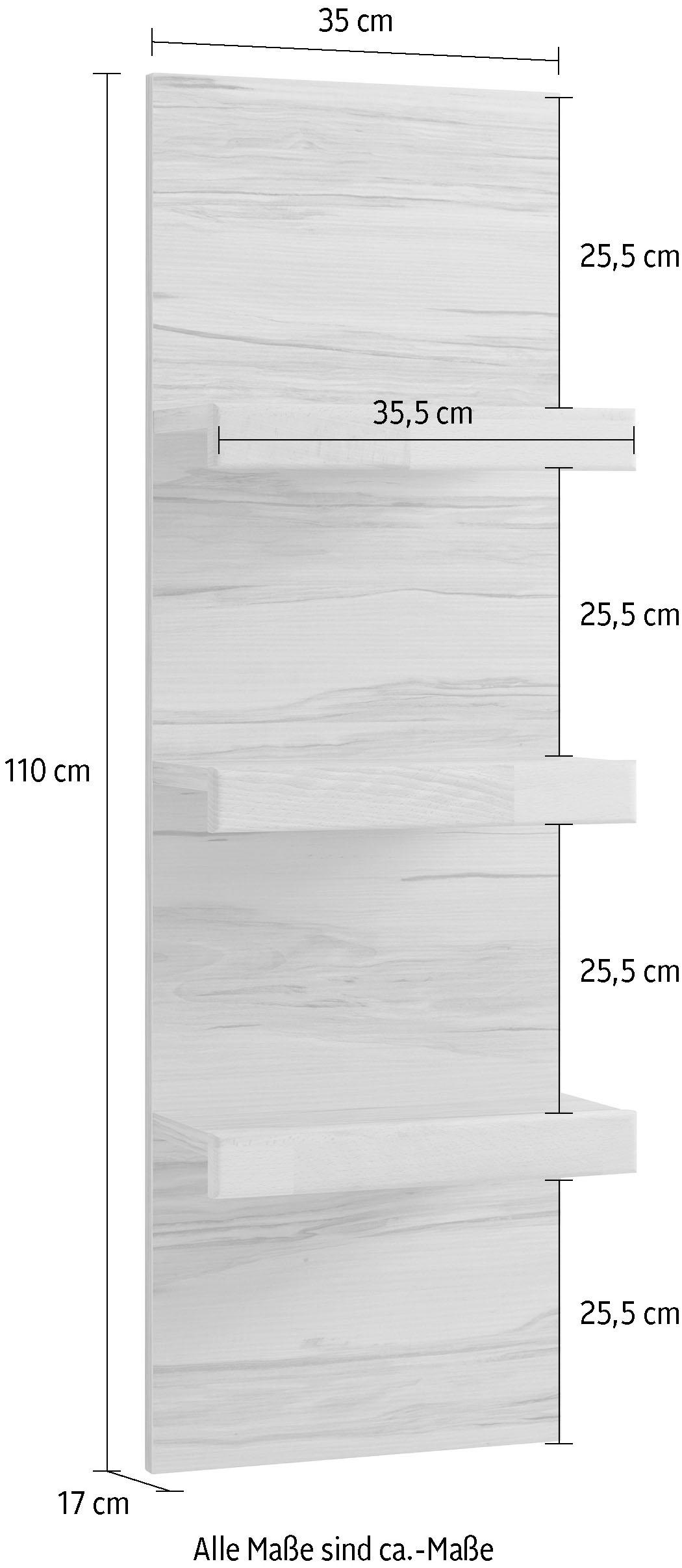 Woltra Wandregal »Silkeborg«, Breite 35 cm