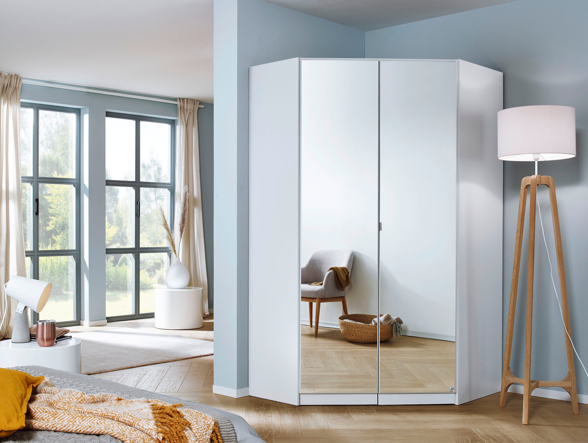 rauch Eckkleiderschrank »Kleiderschrank Schrank Garderobe Garderobenschrank Eckschrank HOMBURG«