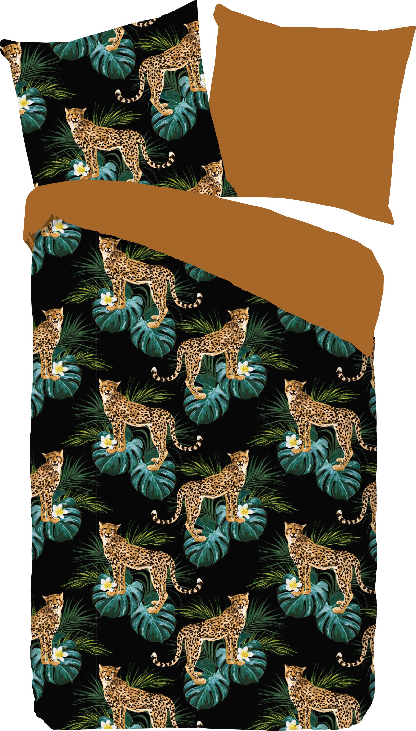 PURE luxury collection Wendebettwäsche "Jordan" 2 Stk. Mikrofaser, 135x200, günstig online kaufen