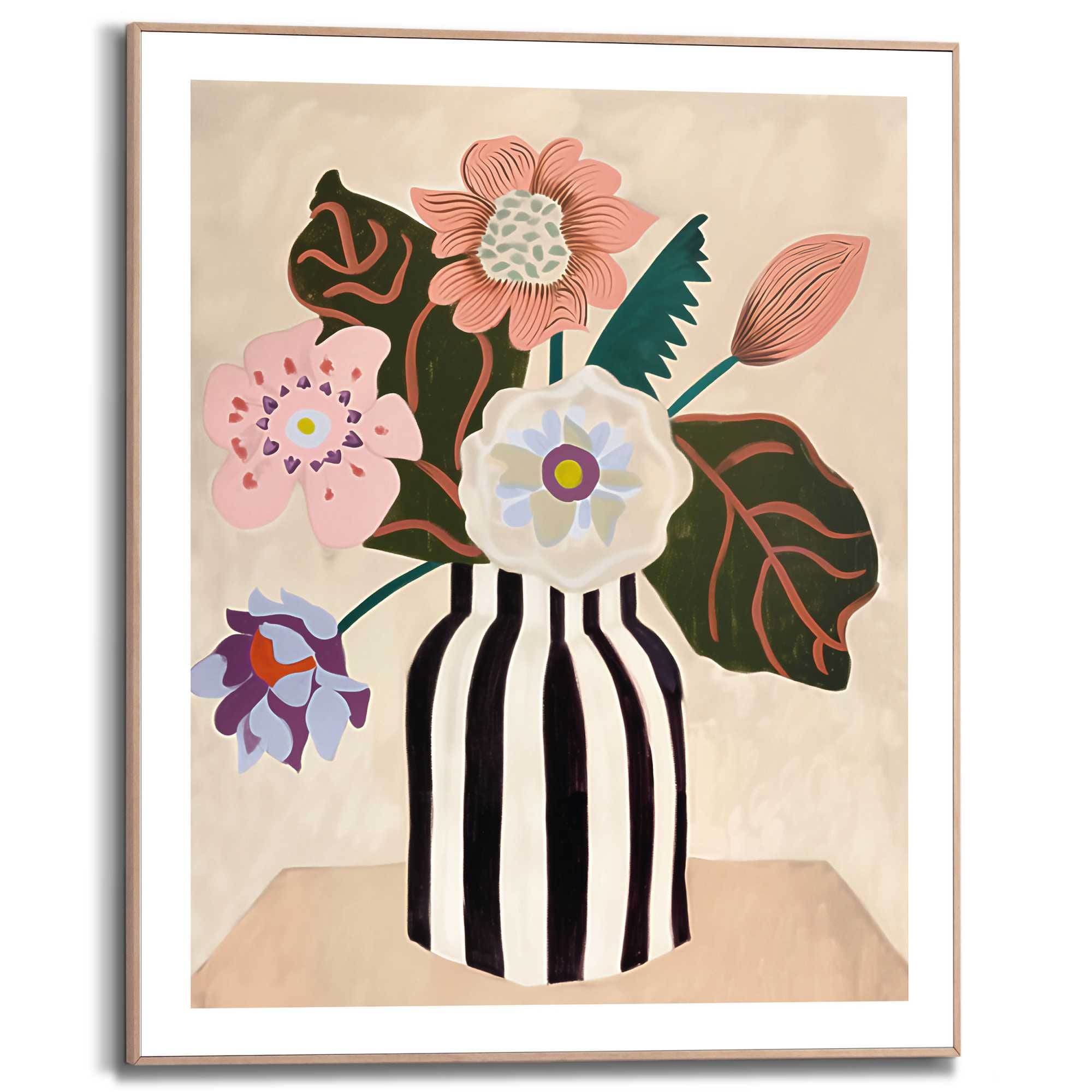 Reinders Poster "Funky Flowers" günstig online kaufen