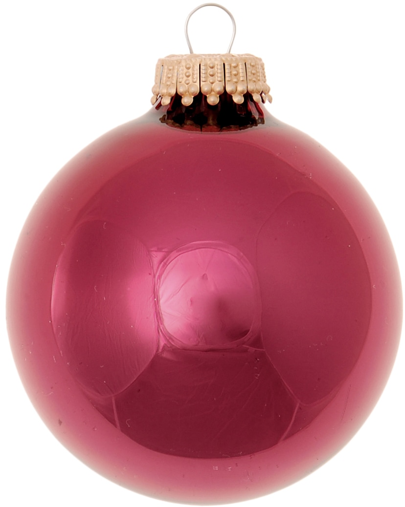 Krebs Glas Lauscha Weihnachtsbaumkugel "CBK79614, Weihnachtsdeko rot, Chris günstig online kaufen