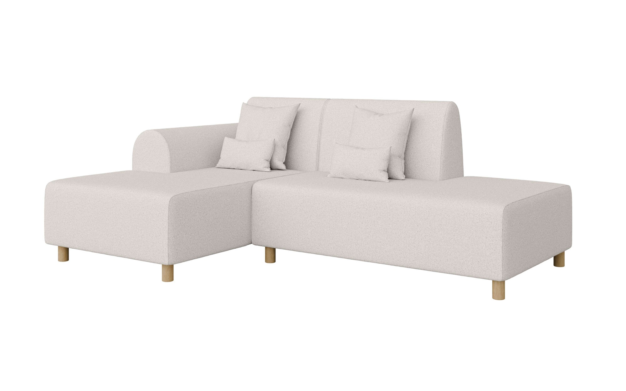 INOSIGN Ecksofa »Suyala«, L-Form mit Hocker
