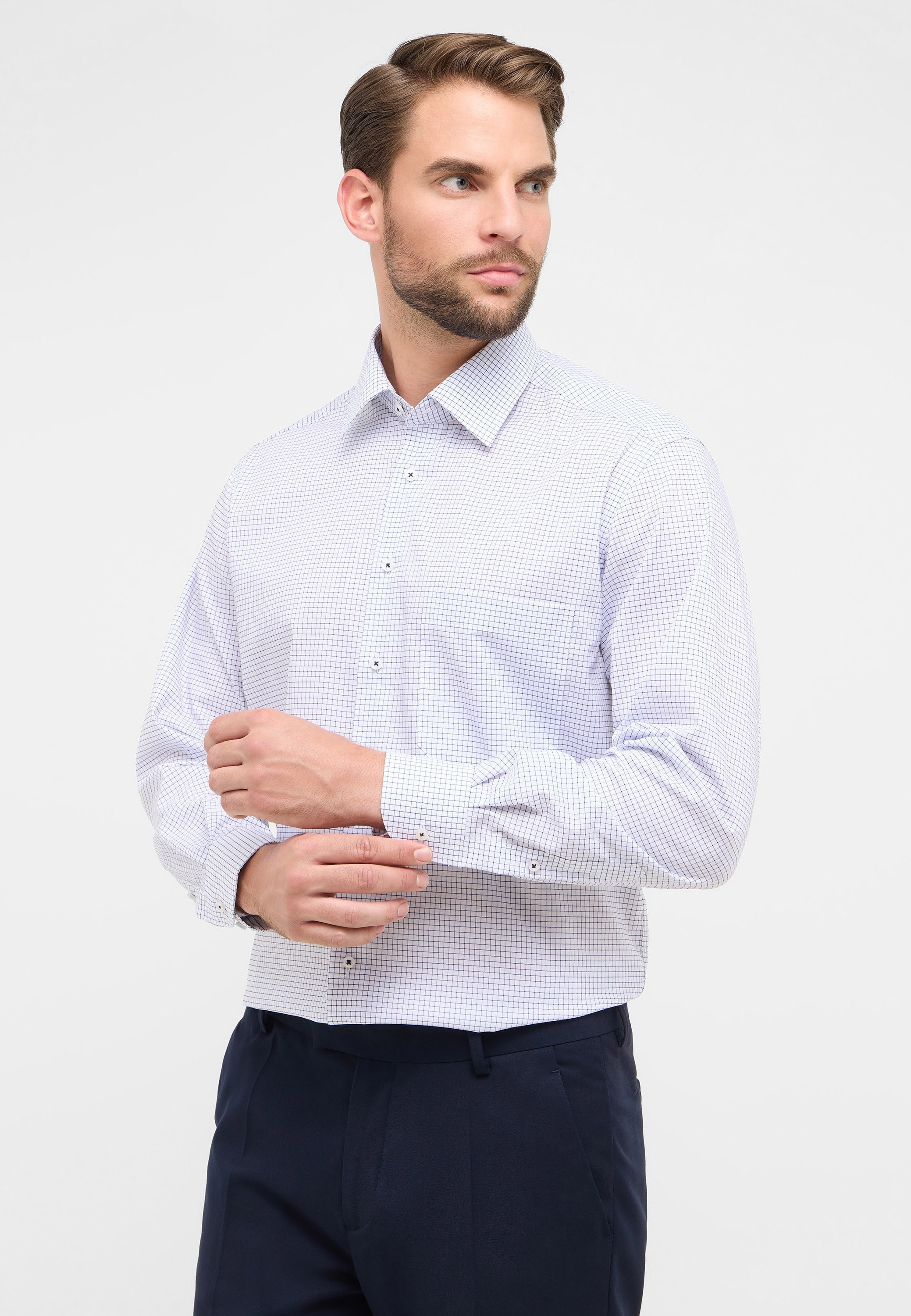 Eterna Langarmhemd "COMFORT FIT" NON IRON (bügelfrei) günstig online kaufen
