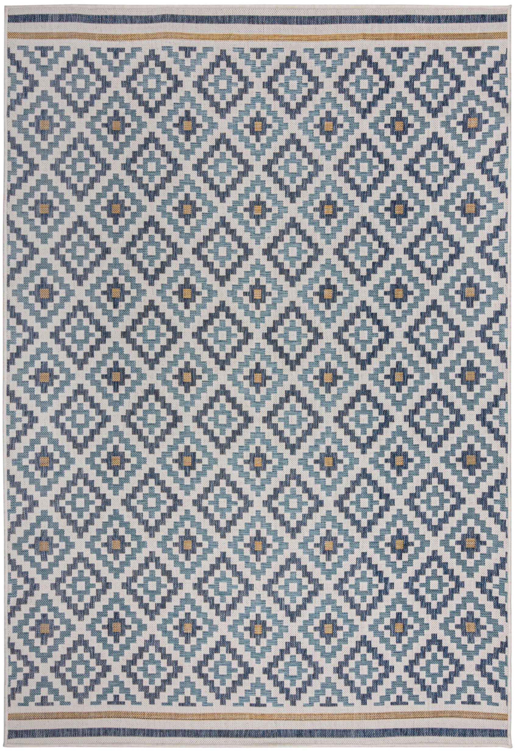 FLAIR RUGS Teppich »ZiaTrellis«, rechteckig, 4 mm Höhe, Zia Trellis Indoor Outdoor-Teppich