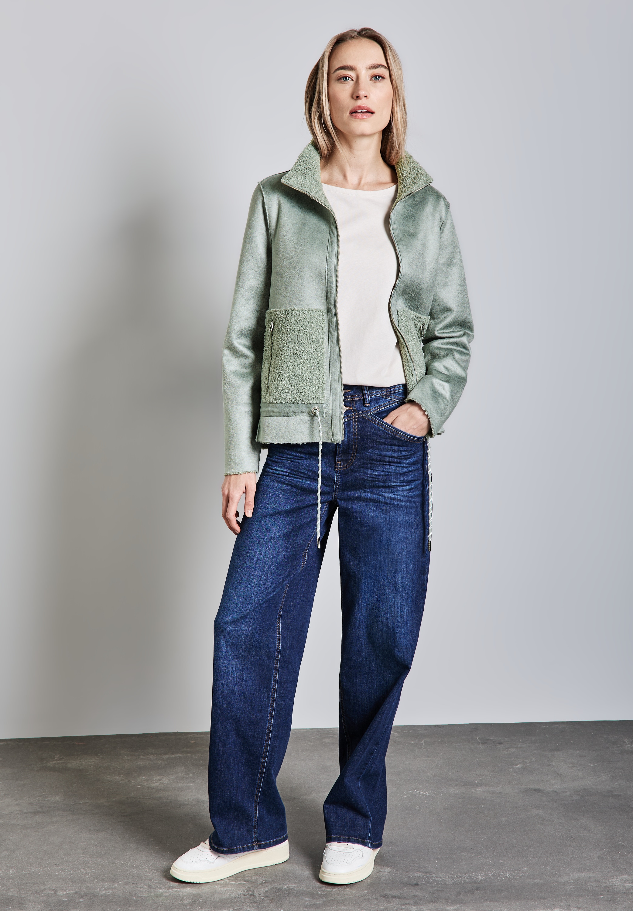 STREET ONE Kurzjacke, ohne Kapuze, super soft