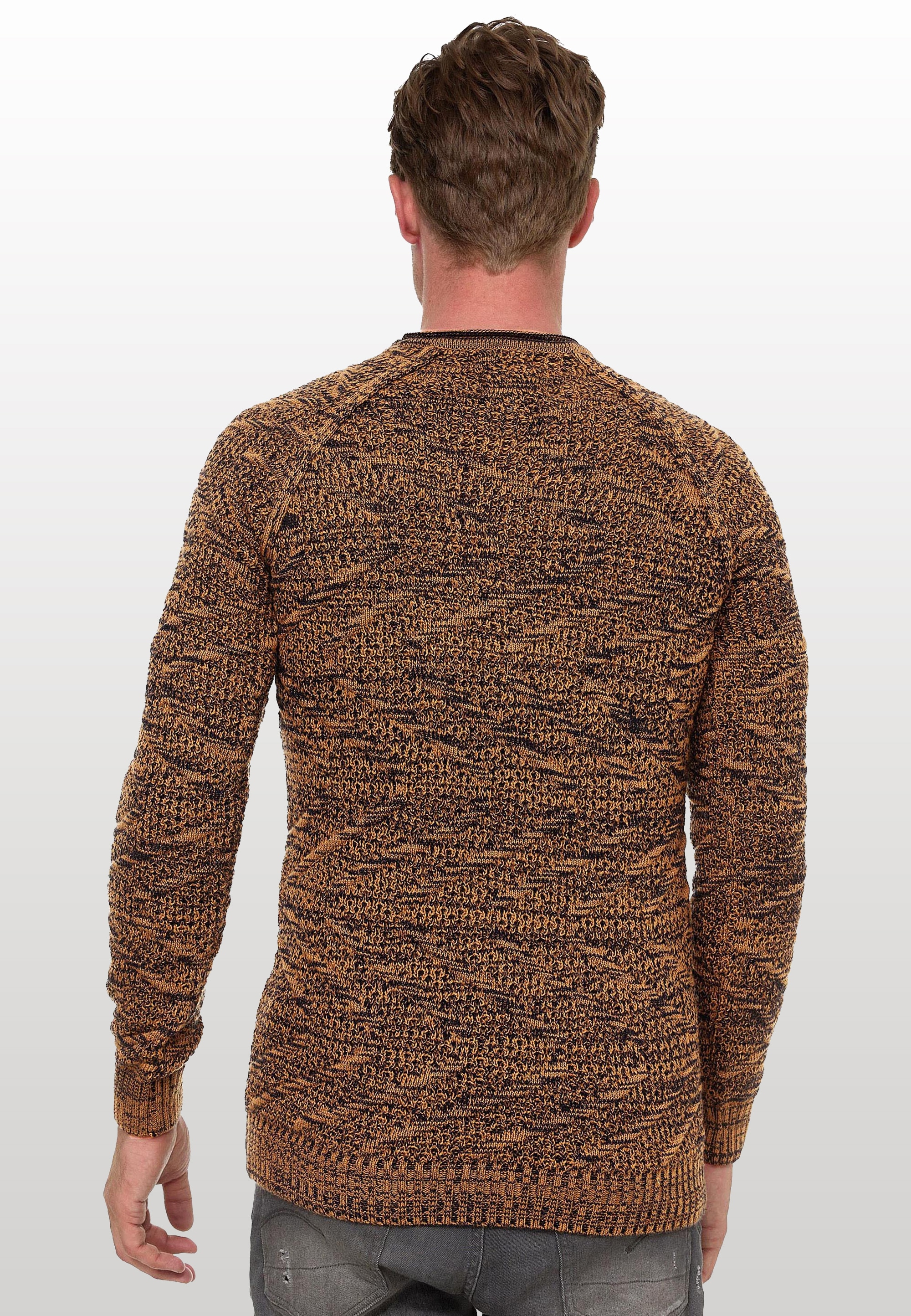 Rusty Neal Strickpullover, mit stylischem Muster