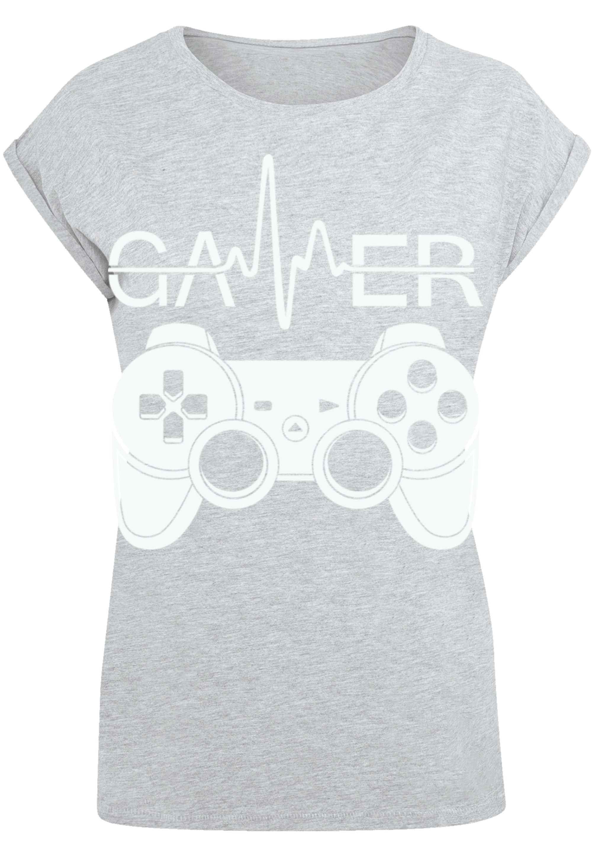 F4NT4STIC T-Shirt »Gamer Herzschlag«, Premium Qualität