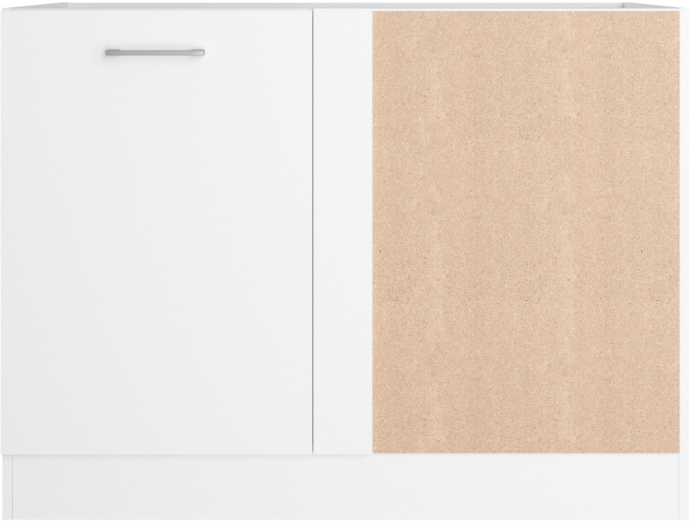 KOCHSTATION Eckunterschrank »KS-Milan«, HELD Möbel, Eckunterschrank 110 cm, matte oder hochglänzende Fronten