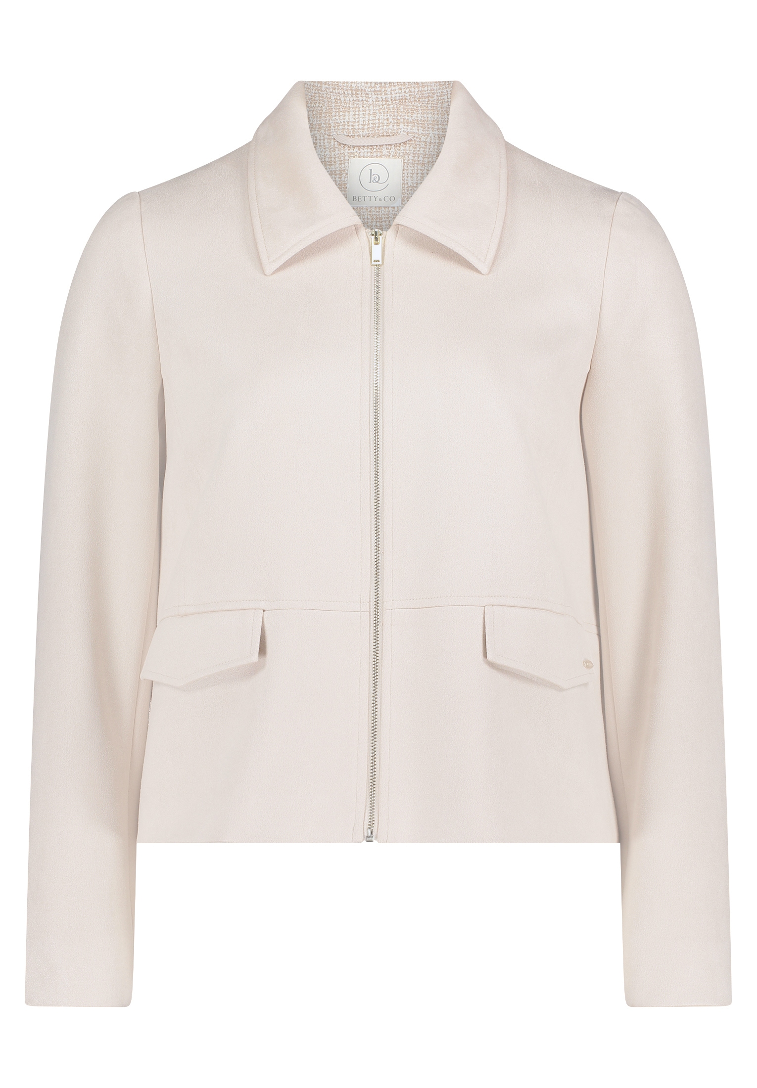 Betty&Co Jackenblazer »Betty & Co Casual-Jacke mit Kragen«, Material