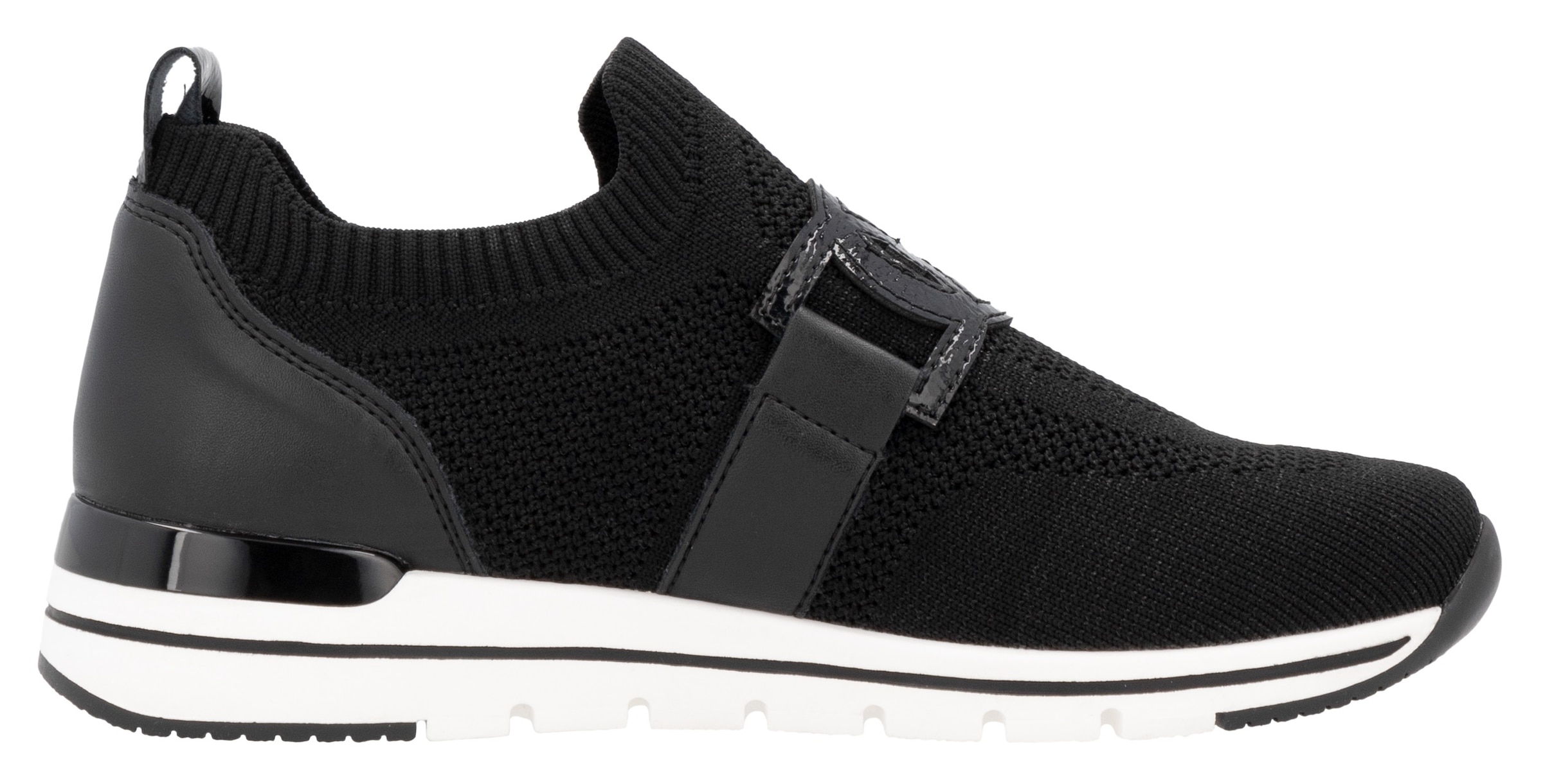 Remonte Slip-On Sneaker, Freizeitschuh, Halbschuh, Slipper mit Gummizug am Schaftrand