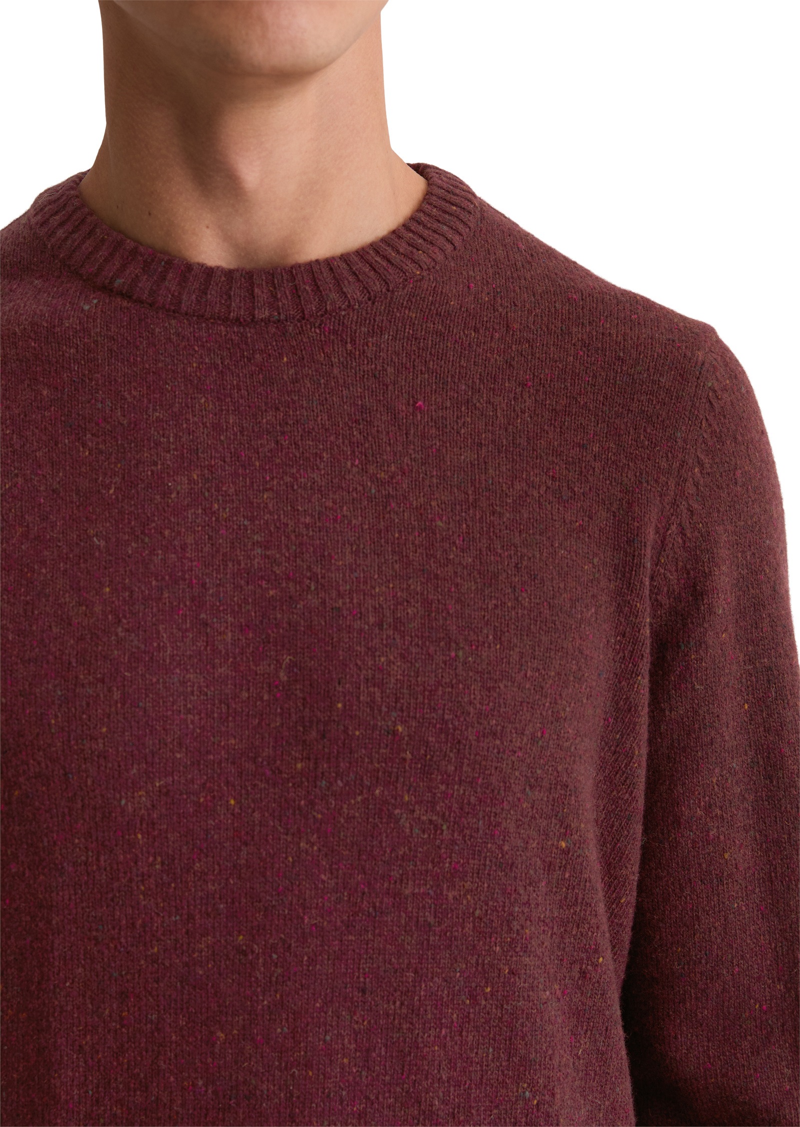 Marc O'Polo Rundhalspullover »aus gesprenkeltem Tweedgarn«