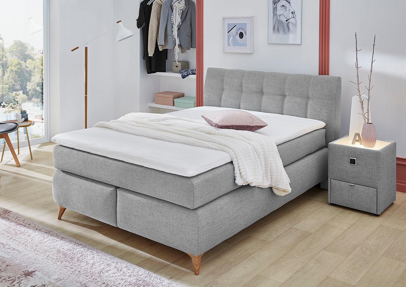 Jockenhöfer Gruppe Boxspringbett, mit Topper