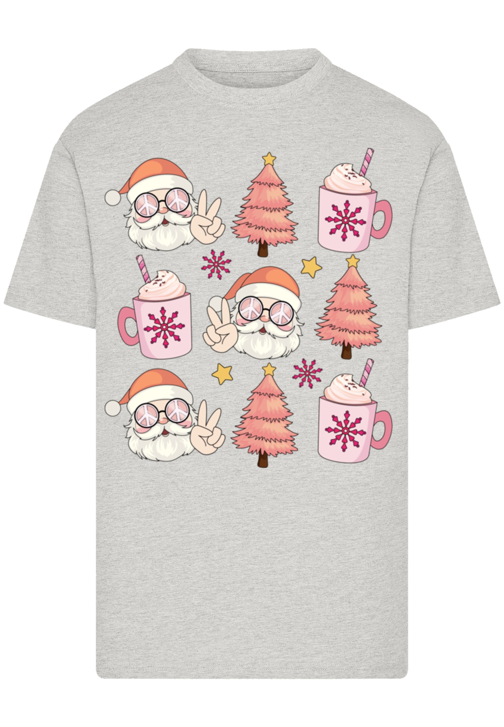 F4NT4STIC T-Shirt "Hippie Santa Weihnachten Tree Cocoa" Premium Qualität günstig online kaufen